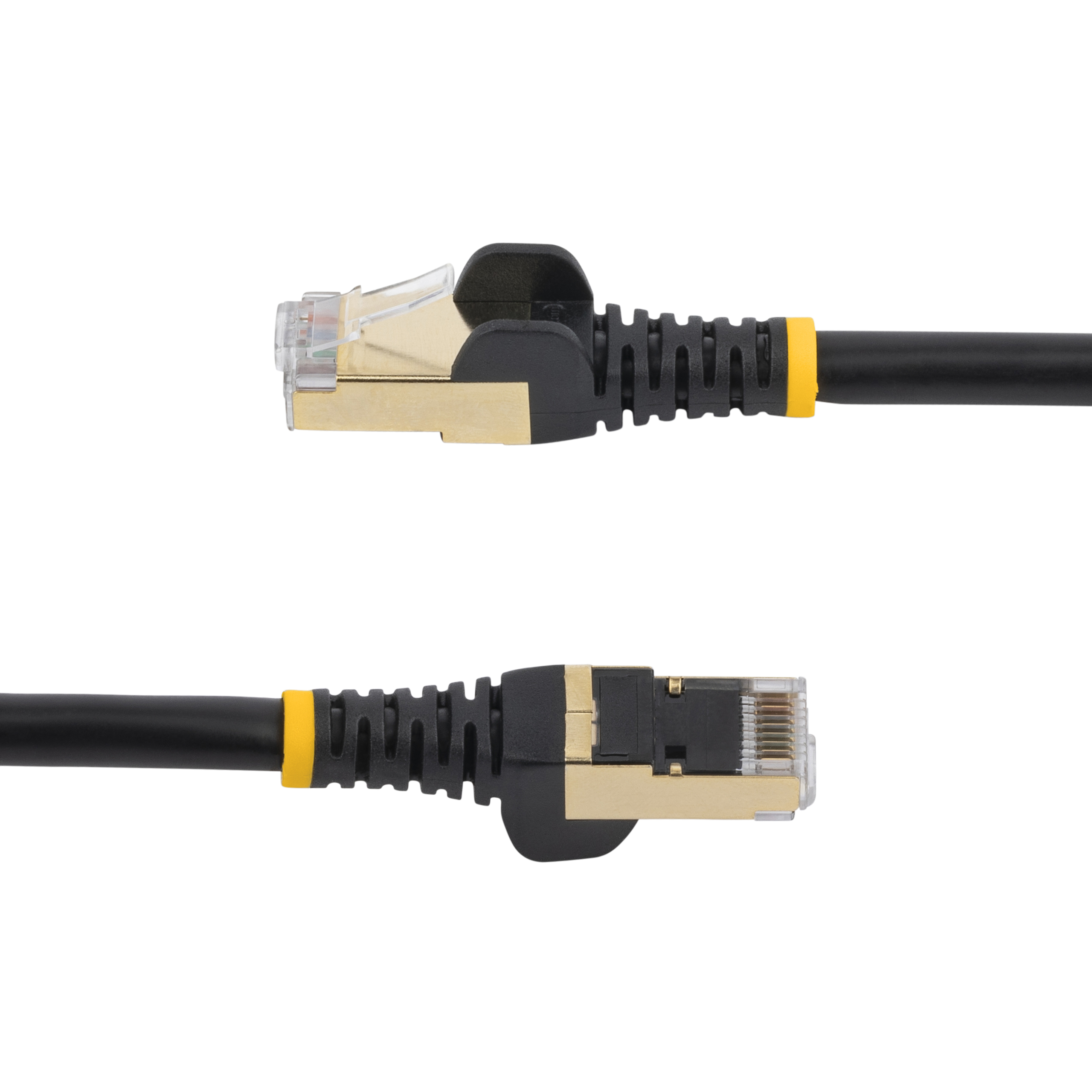 StarTech.com 5m CAT6A Ethernet Cable, 10 Gigabit Shielded Snagless RJ45 100W PoE Patch Cord, CAT 6A 10GbE STP Network Cable w/Strain Relief, Black, UL Certified Wiring/TIA - Category 6A - 26AWG (6ASPAT5MBK)