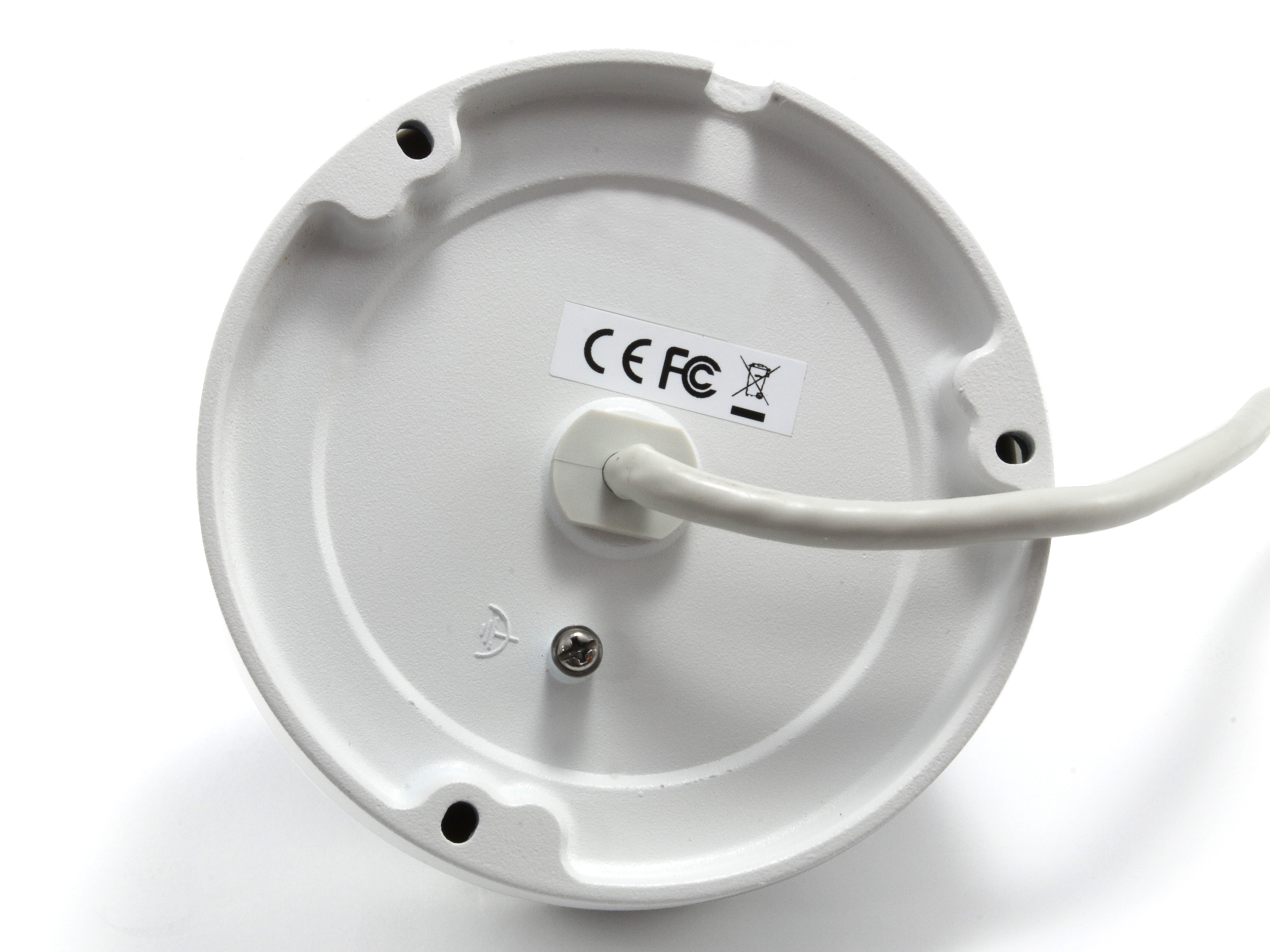 LevelOne GEMINI Fixed Dome IP-Netzwerkkamera, 6 Megapixel, H.265, 802.3af PoE, Innen-/Außenbereich, IP-Sicherheitskamera, Innen & Außen, Kabelgebunden, Zimmerdecke, Weiß, Dome