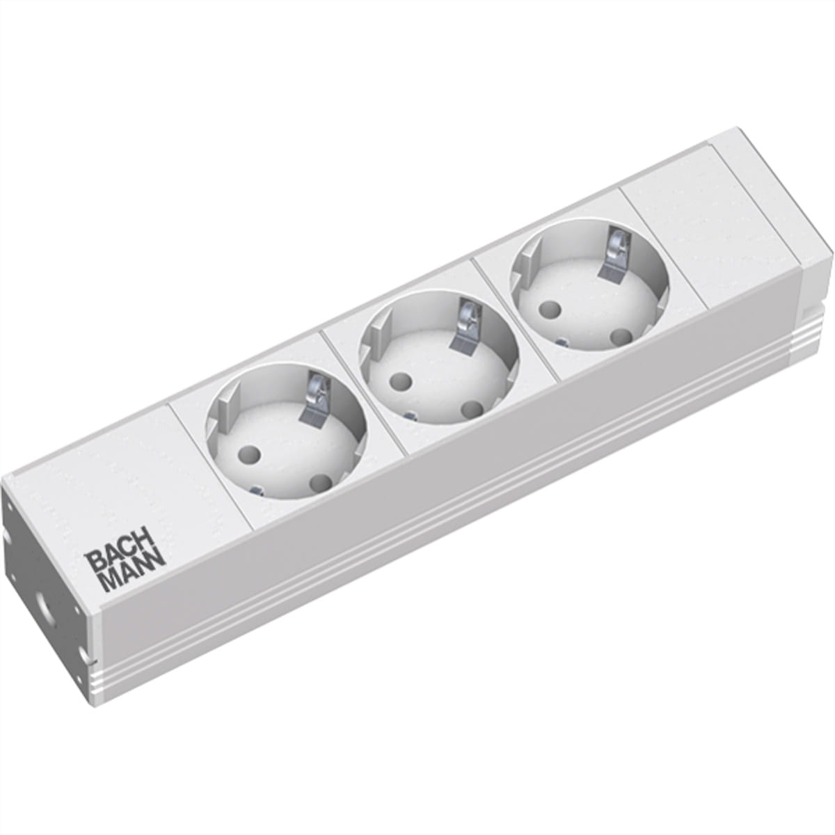 Bachmann Steckdosenleiste (Rack - einbaufähig) - Ausgangsanschlüsse: 3 - 1U - 25.4 cm (10")