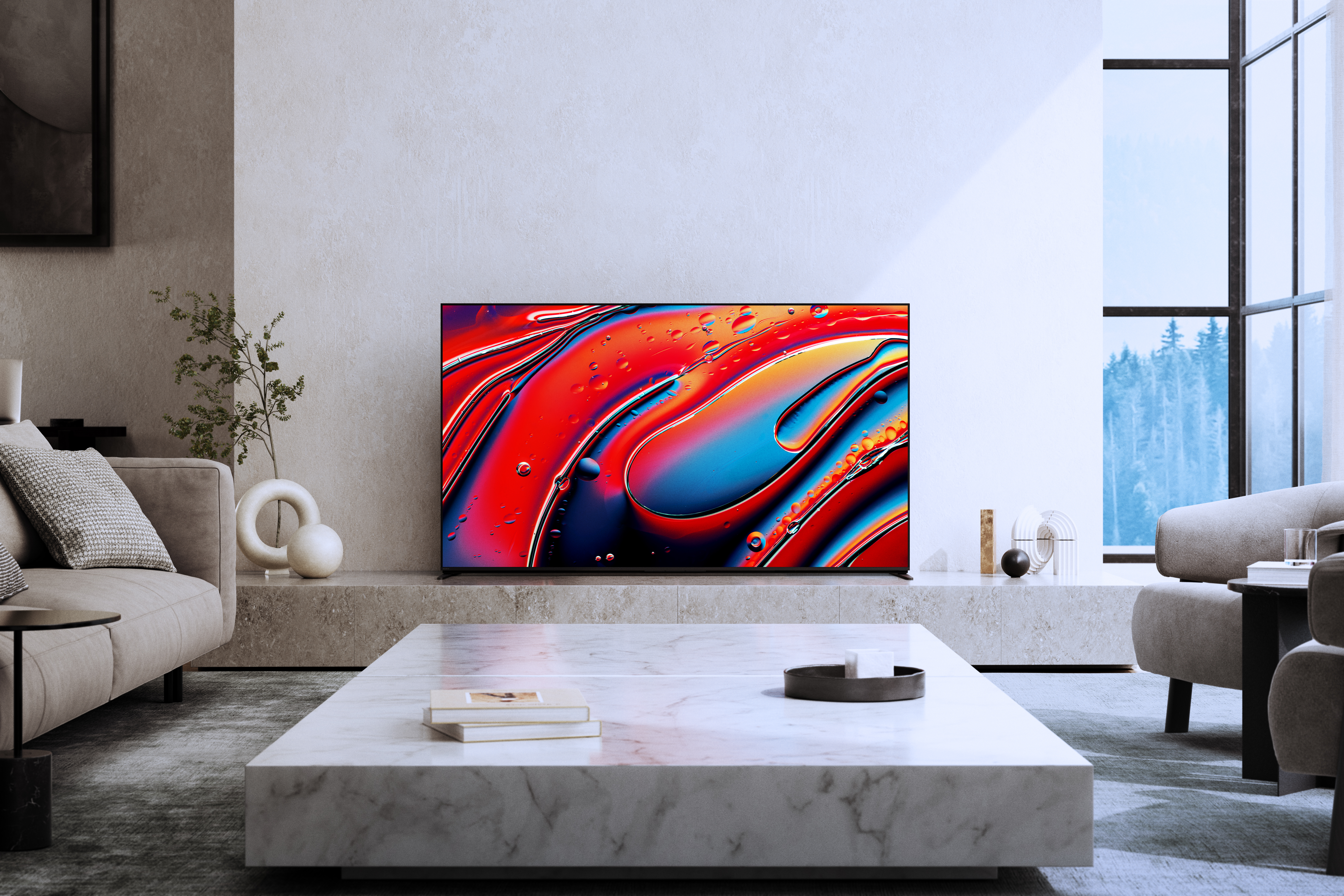 Sony FWD-85XR90, 2,16 m (85"), 3840 x 2160 Pixel, LED, Smart-TV, WLAN, Schwarz