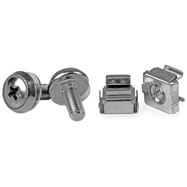 StarTech.com M5-Montageschrauben und Käfigmuttern für Serverschrank / Rack - 50 St. - Schrauben für Rack (Packung mit 50)