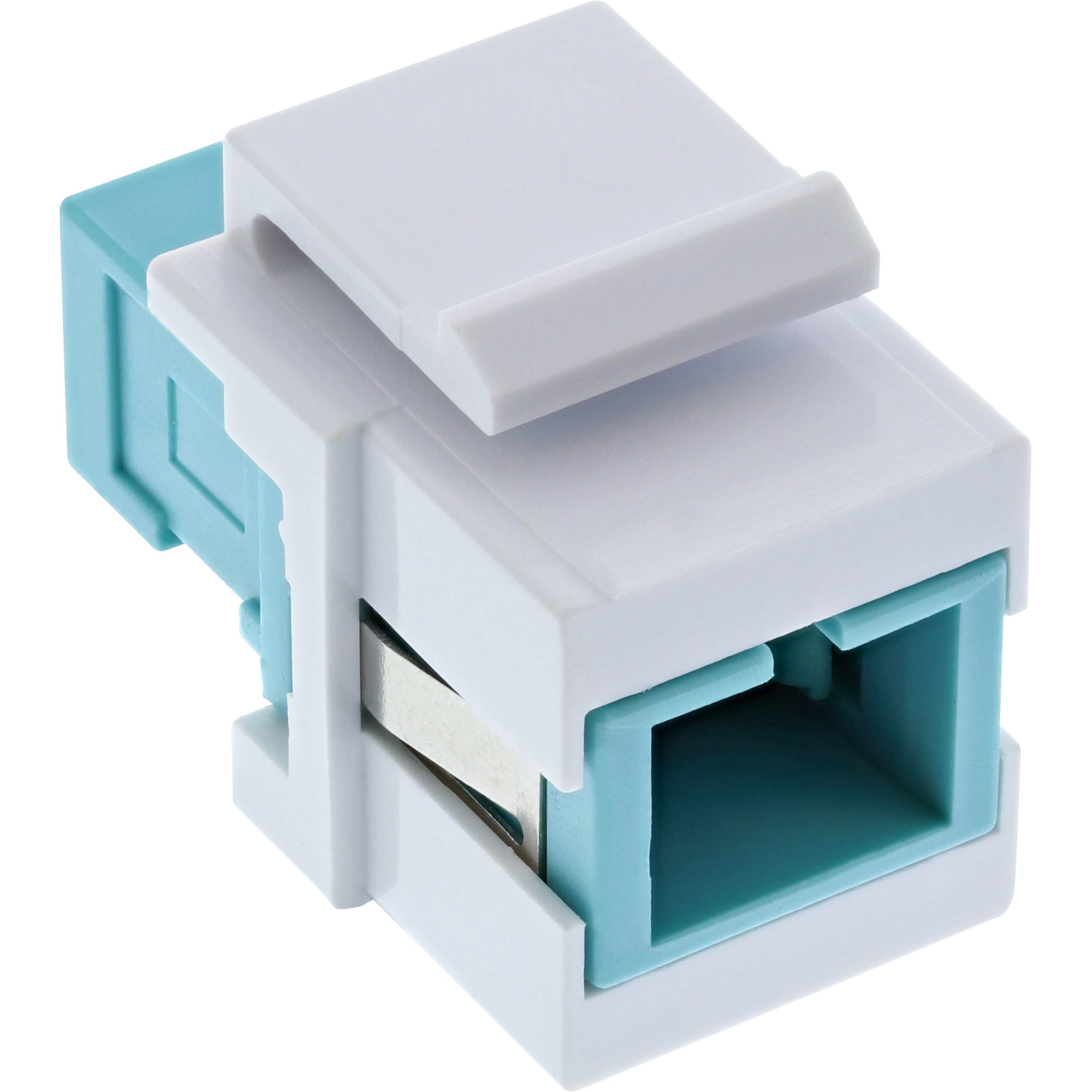 InLine LWL Keystone Snap-in Kupplung - Simplex SC/SC - multimode - Keramik-Hülse