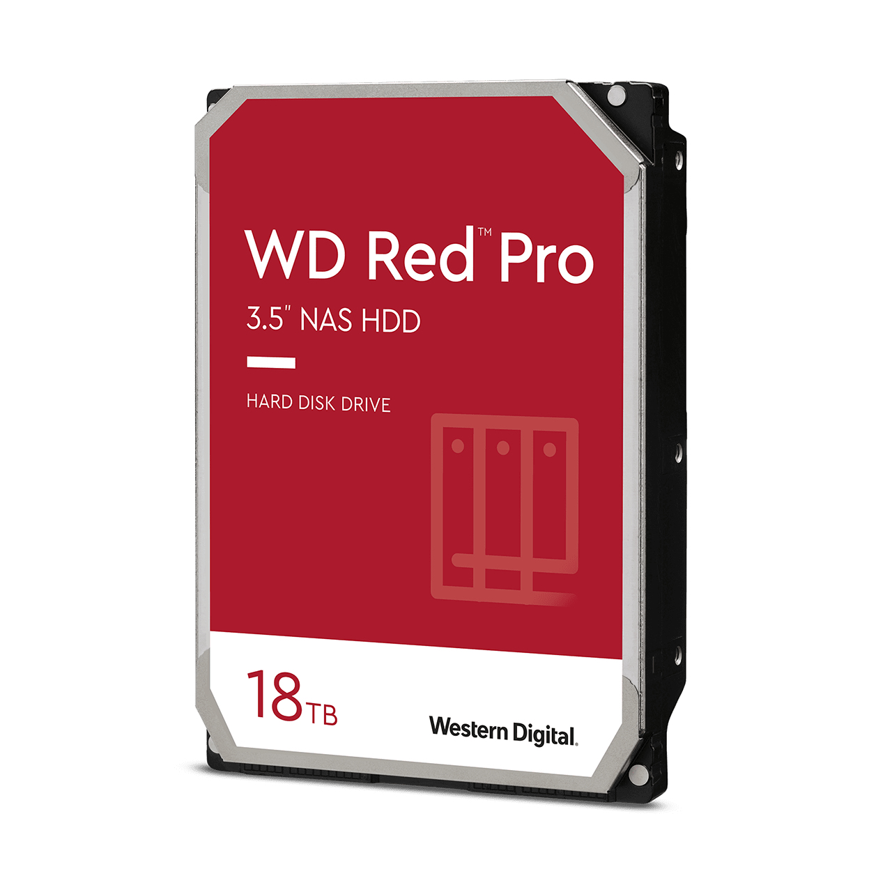 WD Red Pro WD181KFGX - Festplatte - 18 TB - intern - 3.5" (8.9 cm)