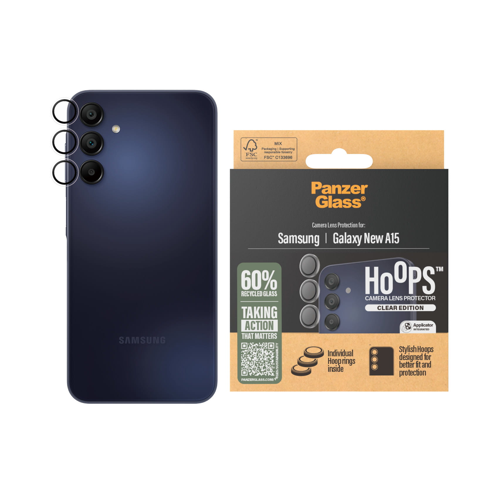 PanzerGlass Hoops - Objektivschutz für Handy