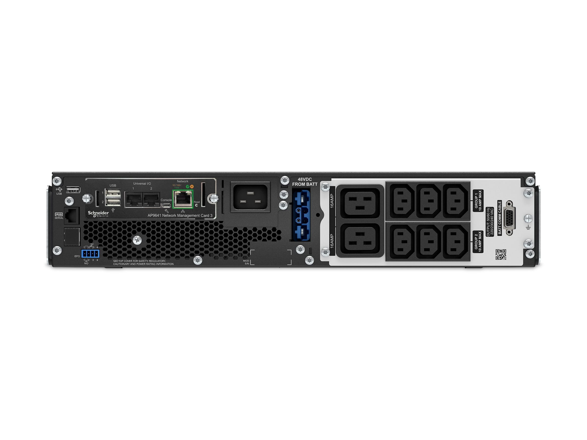 APC Smart-UPS SRT SRT2200UXI-NCLI - USV (in Rack montierbar/extern) - Online-USV