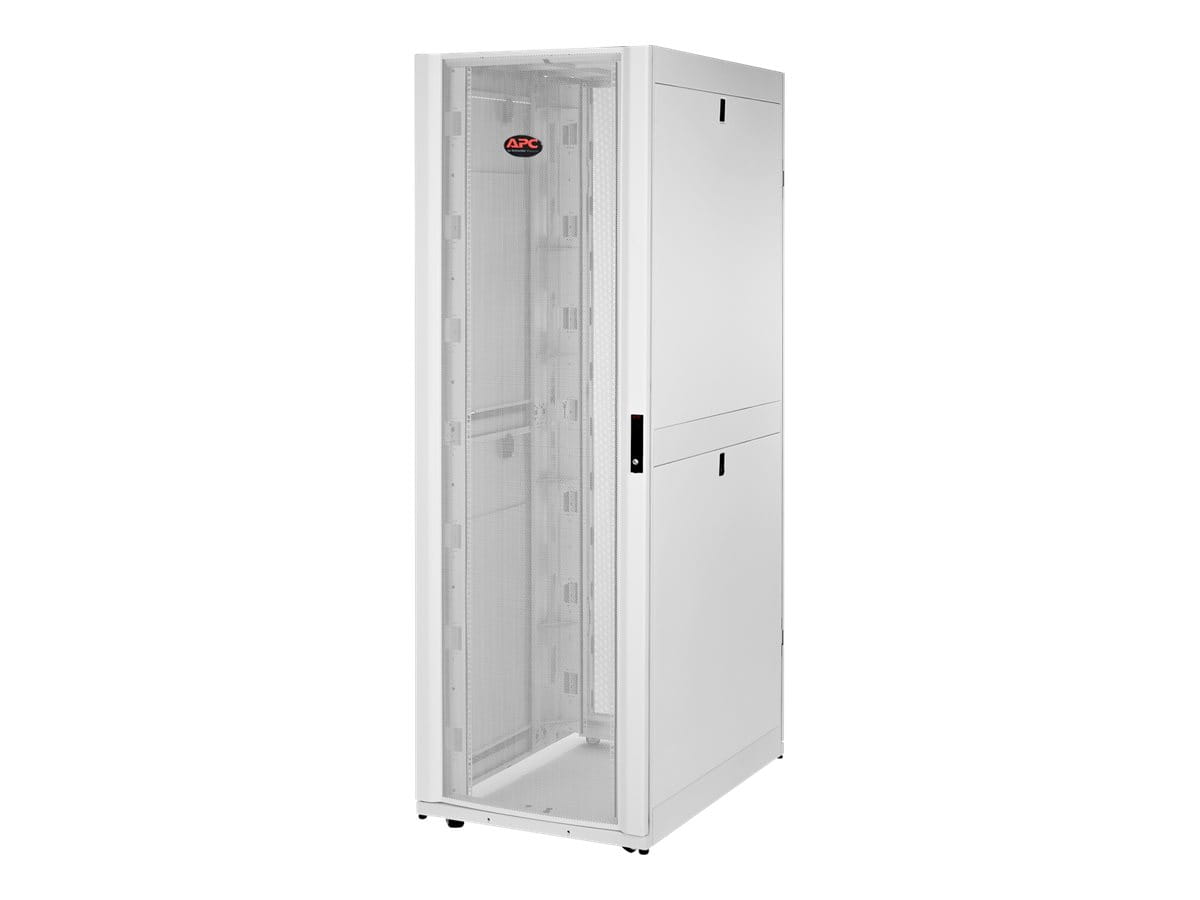 APC NetShelter SX Deep Enclosure with Sides - Schrank Netzwerkschrank - weiß - 48U - 48.3 cm (19")