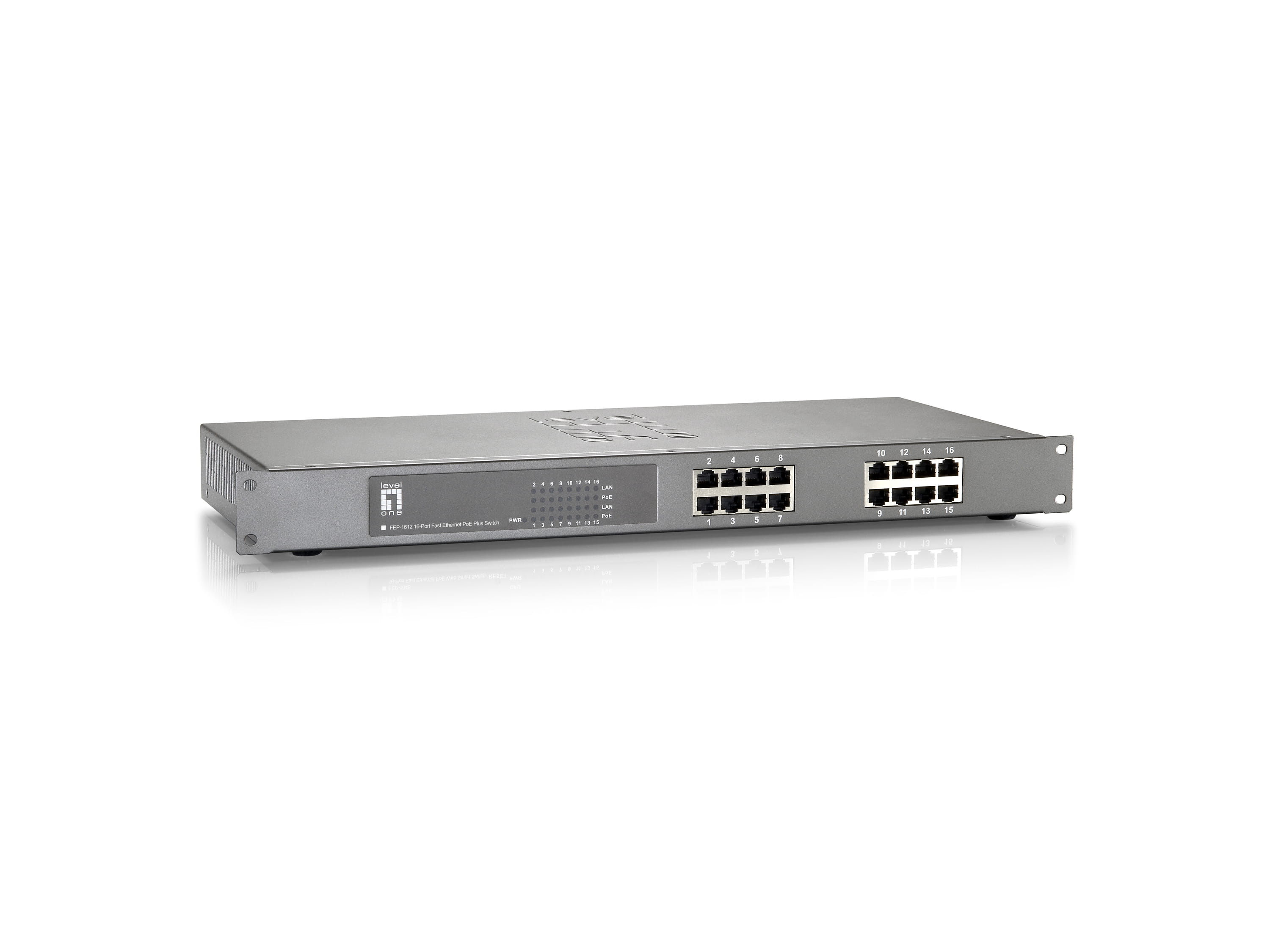 LevelOne FEP-1612 - Switch - 16 x 10/100 (PoE)