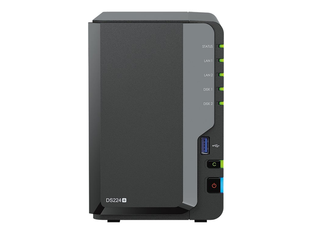 Synology Disk Station DS224+ - NAS-Server - RAID 0, 1, JBOD