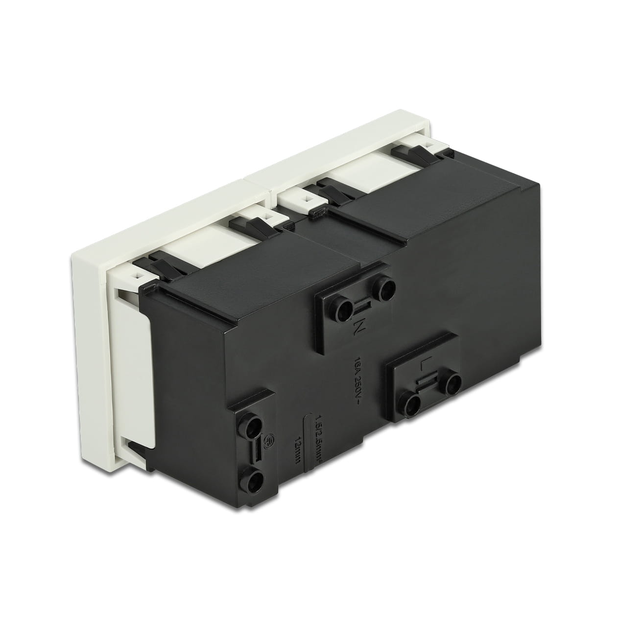 Delock Easy 45 - Steckdose - 2P - Typ F - mit