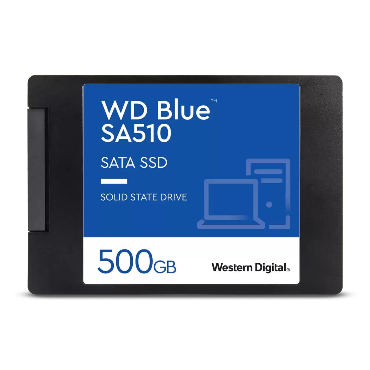 WD Blue SA510 WDS500G3B0A-00AXR0 - SSD - 500 GB - intern - 2.5" (6.4 cm)