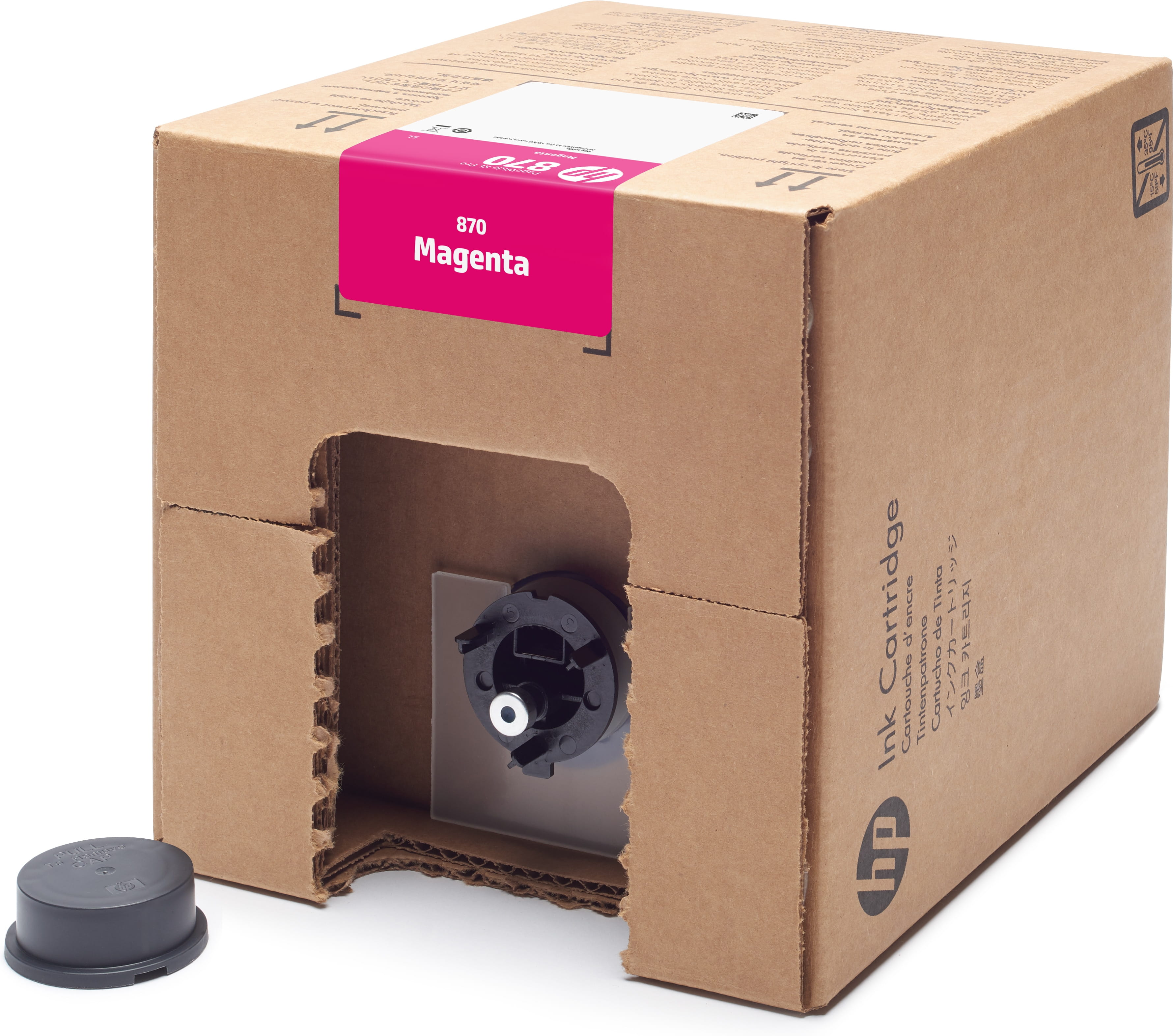 HP 870 - 5 L - Magenta - original - PageWide