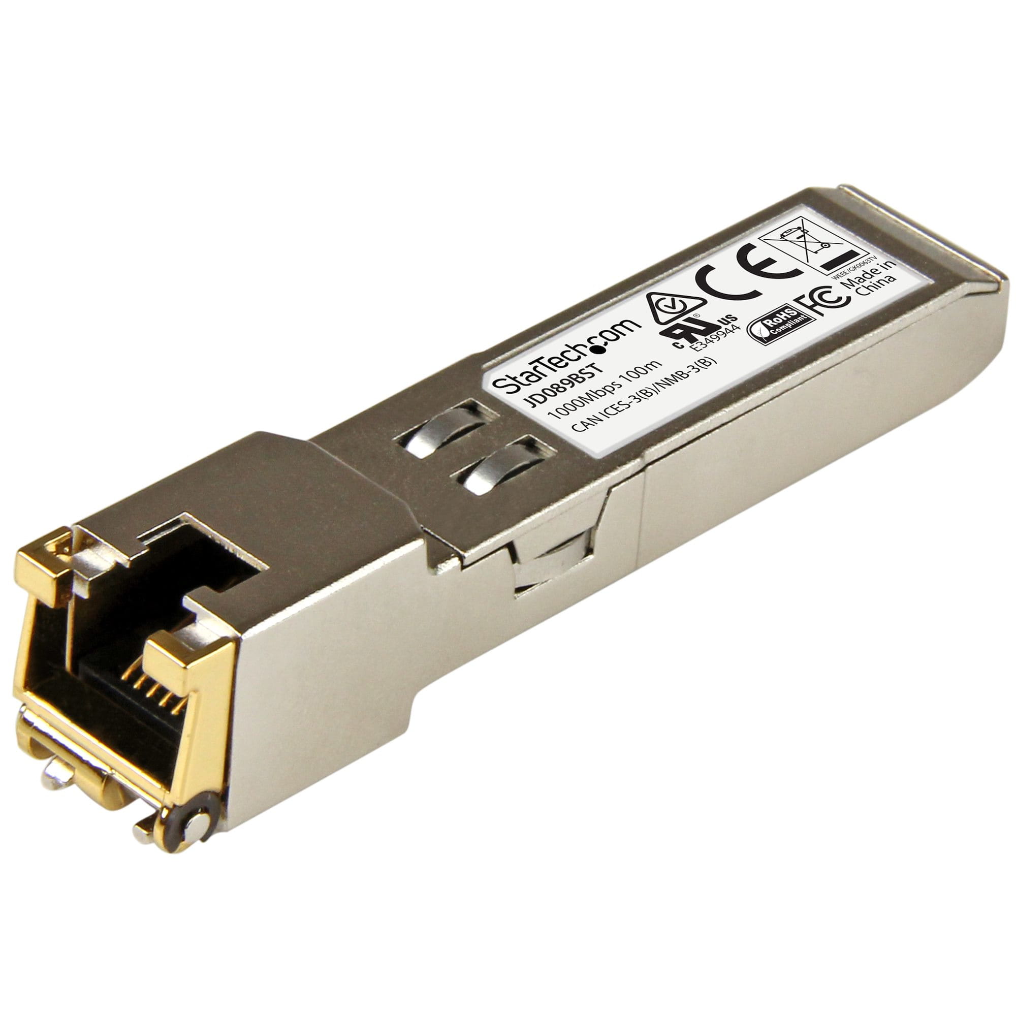 StarTech.com HP JD089B kompatibel SFP - Gigabit RJ45 Kupfer 1000Base-T SFP Transceiver Modul - 100m - SFP (Mini-GBIC)-