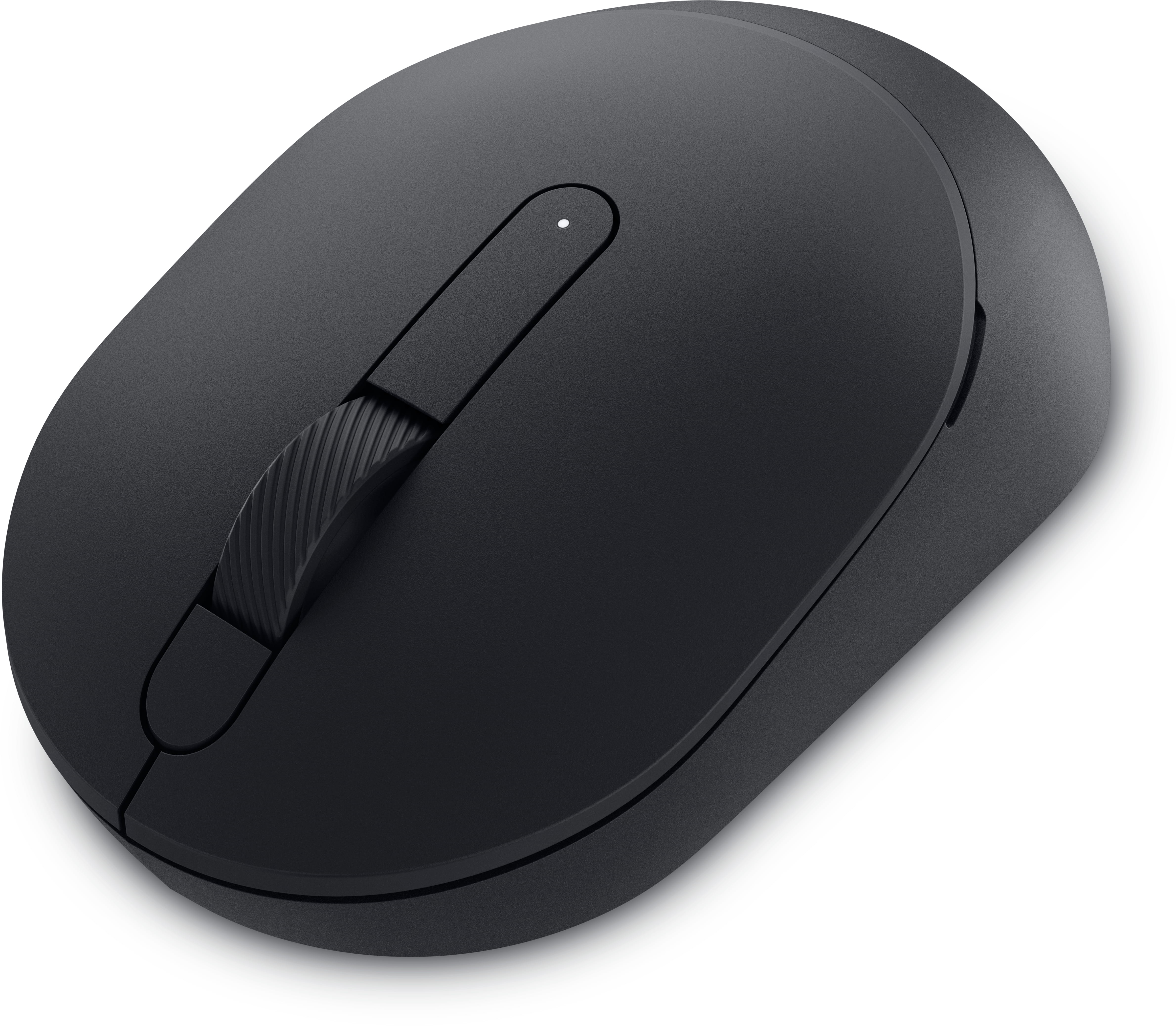 Dell Silent Mouse MS355 - Maus - rechts- und linkshändig - optische LED - 3 Tasten - kabellos - 2.4 GHz, Bluetooth 5.1 LE - kabelloser Empfänger (USB)