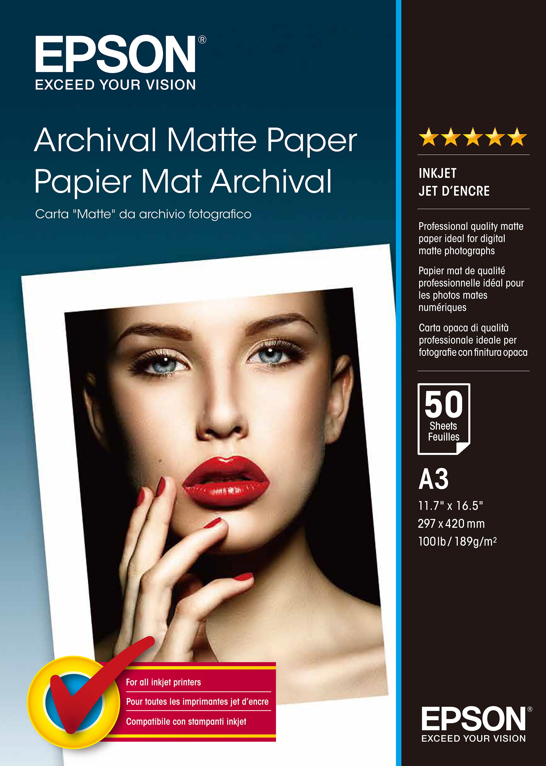 Epson Archival - Matt - A3 (297 x 420 mm) - 192 g/m²