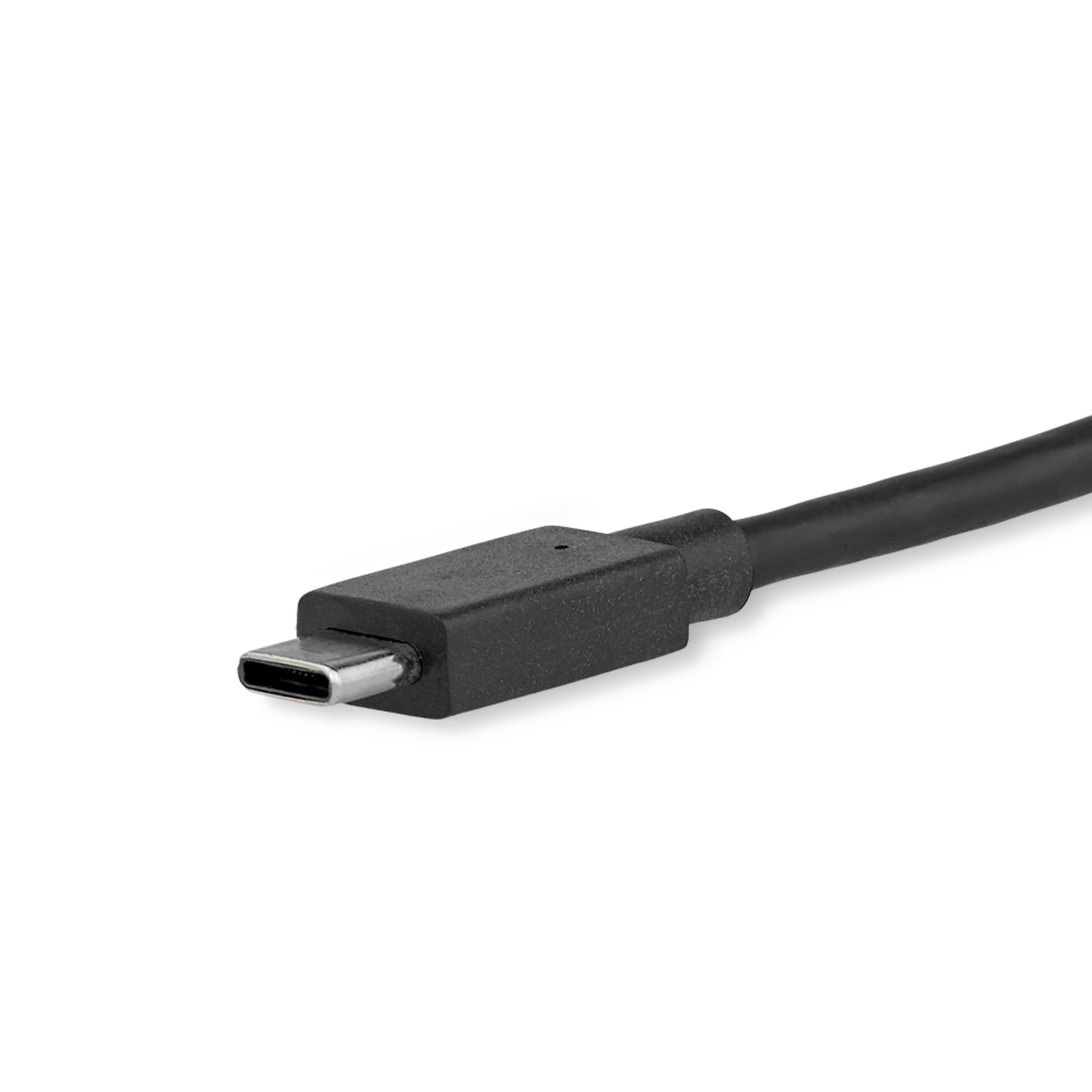 StarTech.com 6ft/1.8m USB C to DisplayPort 1.2 Cable 4K 60Hz, USB-C to DisplayPort Adapter Cable HBR2, USB Type-C DP Alt Mode to DP Monitor Video Cable, Works with Thunderbolt 3, Black - USB-C Male to DP Male - DisplayPort-Kabel - 24 pin USB-C (M)