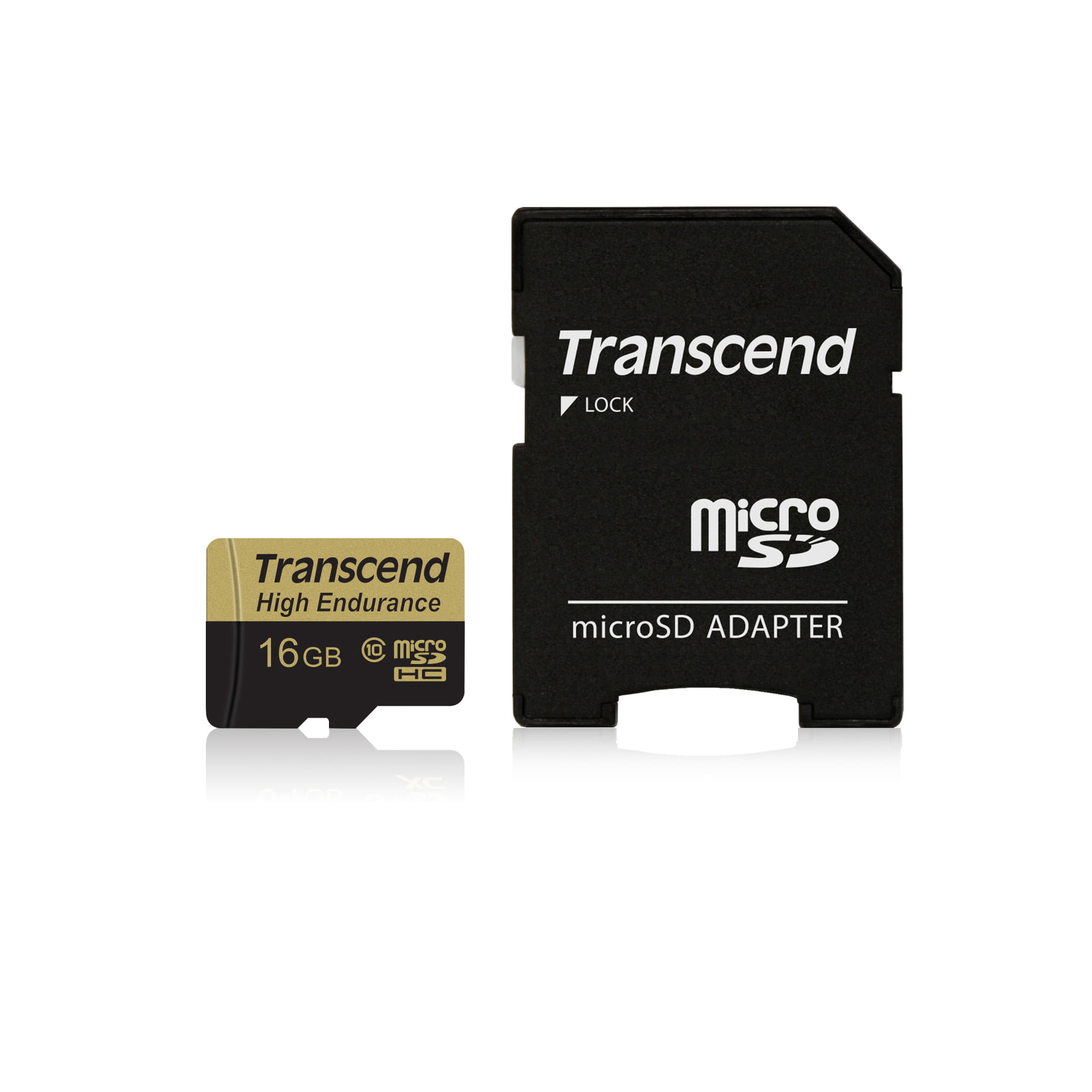 Transcend Hochbelastbare - Flash-Speicherkarte (microSDHC/SD-Adapter inbegriffen)