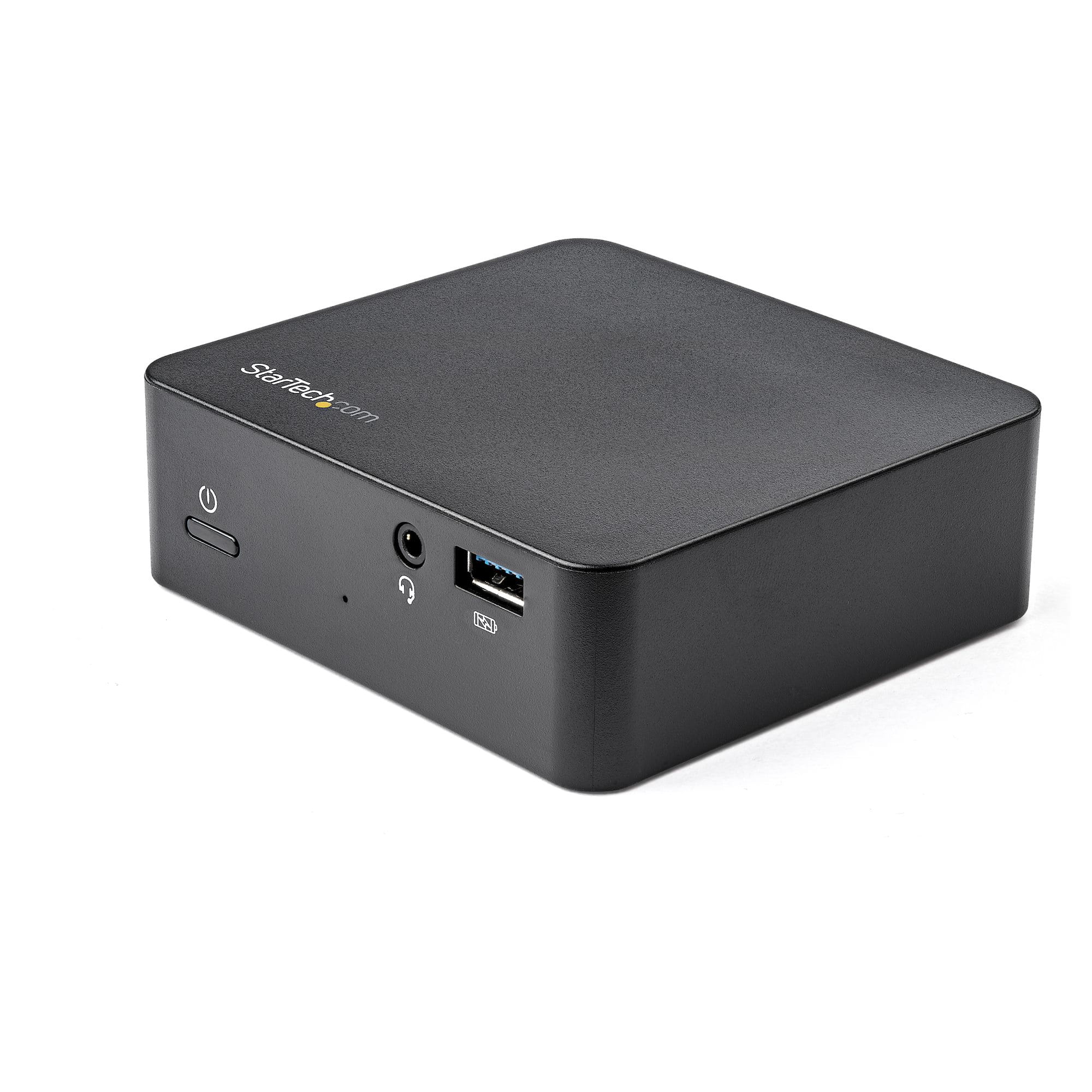 StarTech.com USB-C Dock, USB Type-C Laptop Docking Station w/ Single 4K 30Hz HDMI, 85W Power Delivery, 4-Port USB 3.0 Hub, Gigabit Ethernet (GbE)