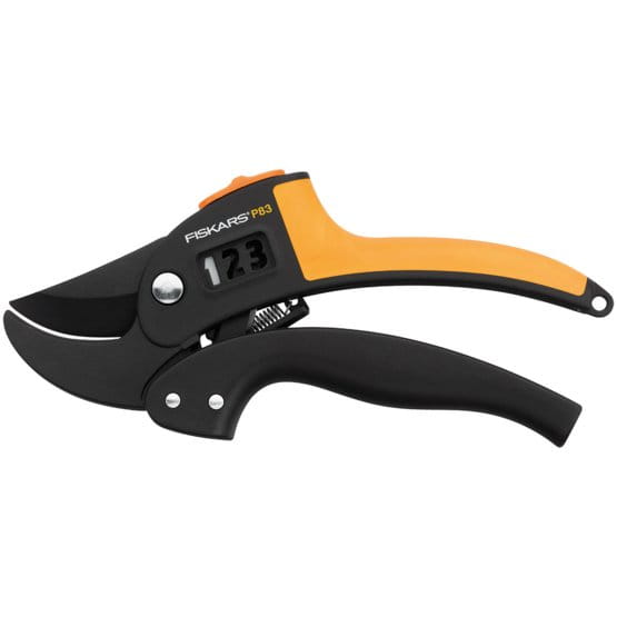 Fiskars PowerStep P83 - Gartenschere - FiberComp (glasfaserverstärktes Polyamid)