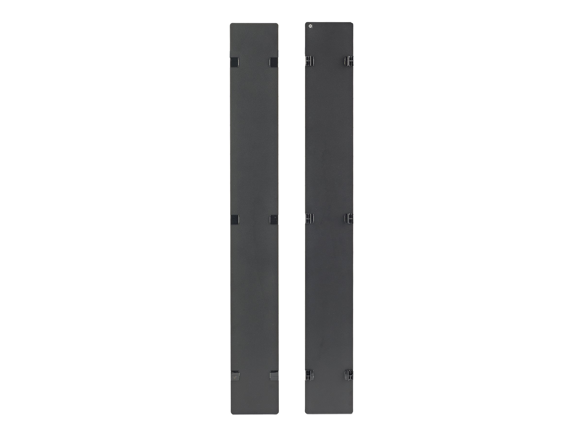 APC Rack-Kabelführungskonsolen-Abdeckung - Schwarz - 42HE - TAA-konform (Packung mit 2)