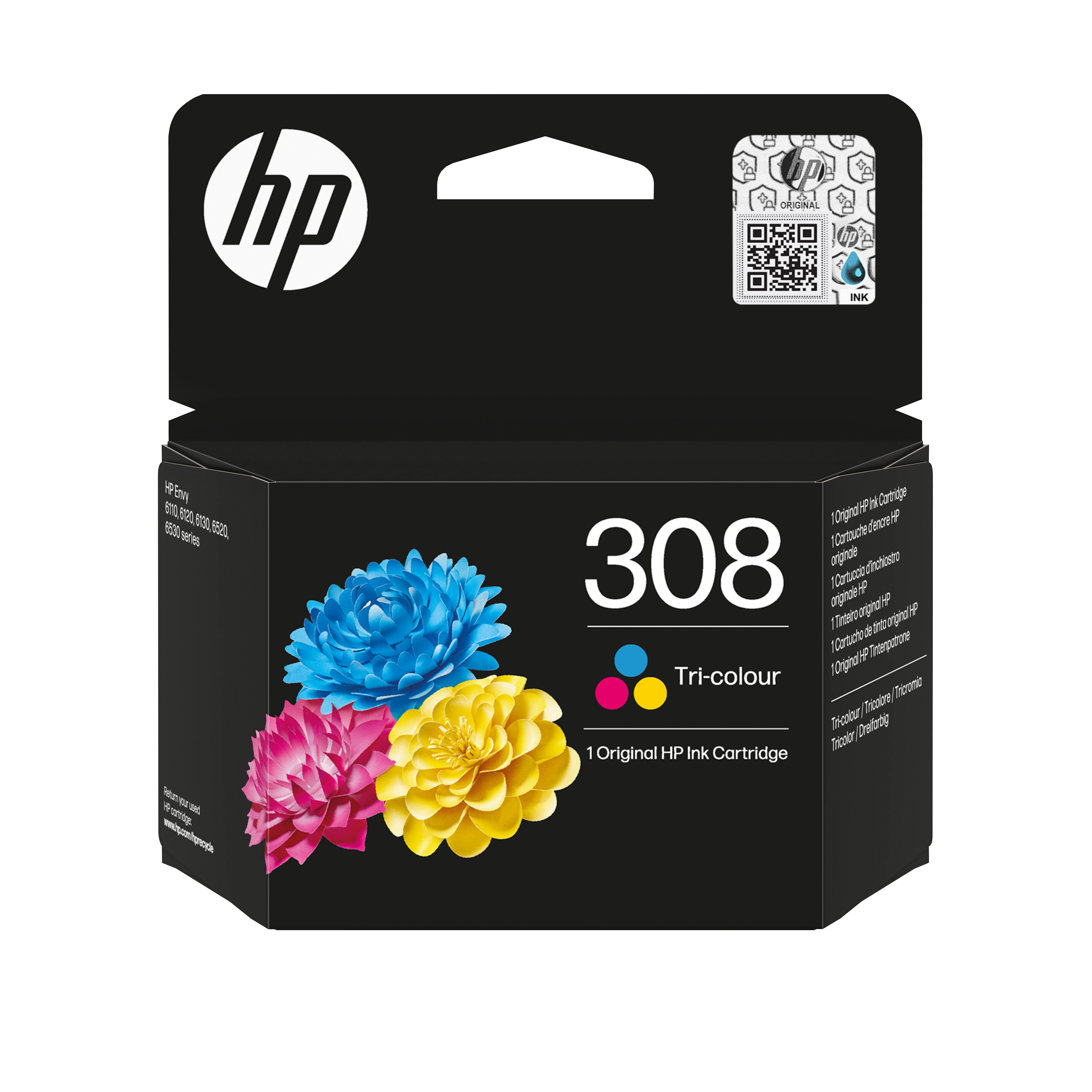 HP 308 - Cyan, Magenta, Gelb - original - Box