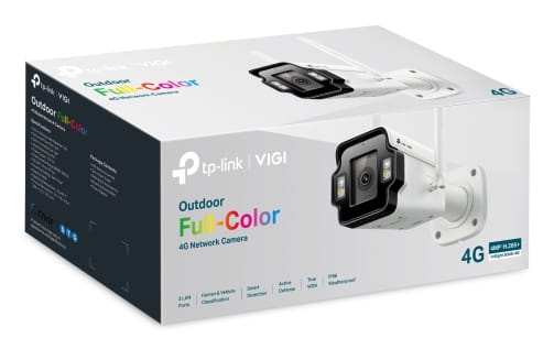 TP-LINK VIGI InSight S345-4G V1 - Netzwerk-Überwachungskamera - Bullet - Außenbereich - wetterfest - Farbe (Tag&Nacht)