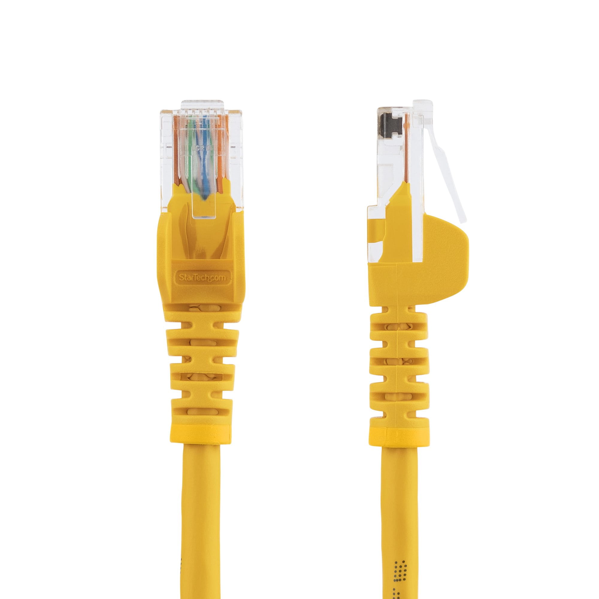 StarTech.com 3m Cat5e RJ45 UTP Netzwerkkabel Snagless - Cat 5e Patchkabel - Gelb - Stecker / Stecker - Patch-Kabel - RJ-45 (M)