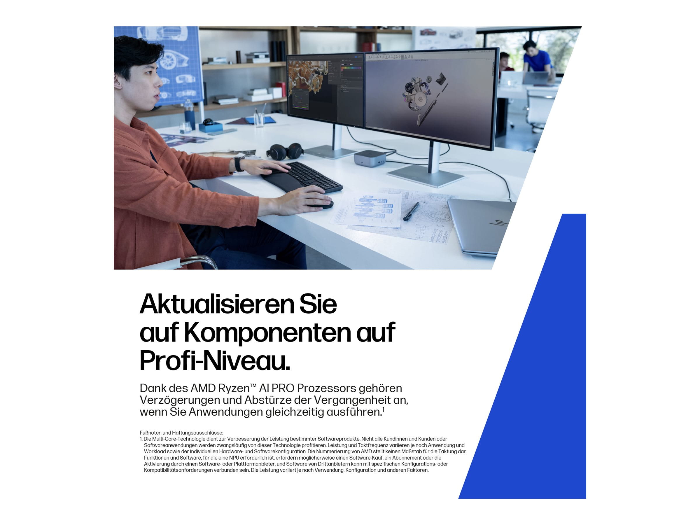 HP ZBook 8 G1ak Mobile Workstation - AMD Ryzen AI 7 350 / 2 GHz - Win 11 Pro - Radeon 860M - 32 GB RAM - 1 TB SSD NVMe, TLC - 35.6 cm (14")
