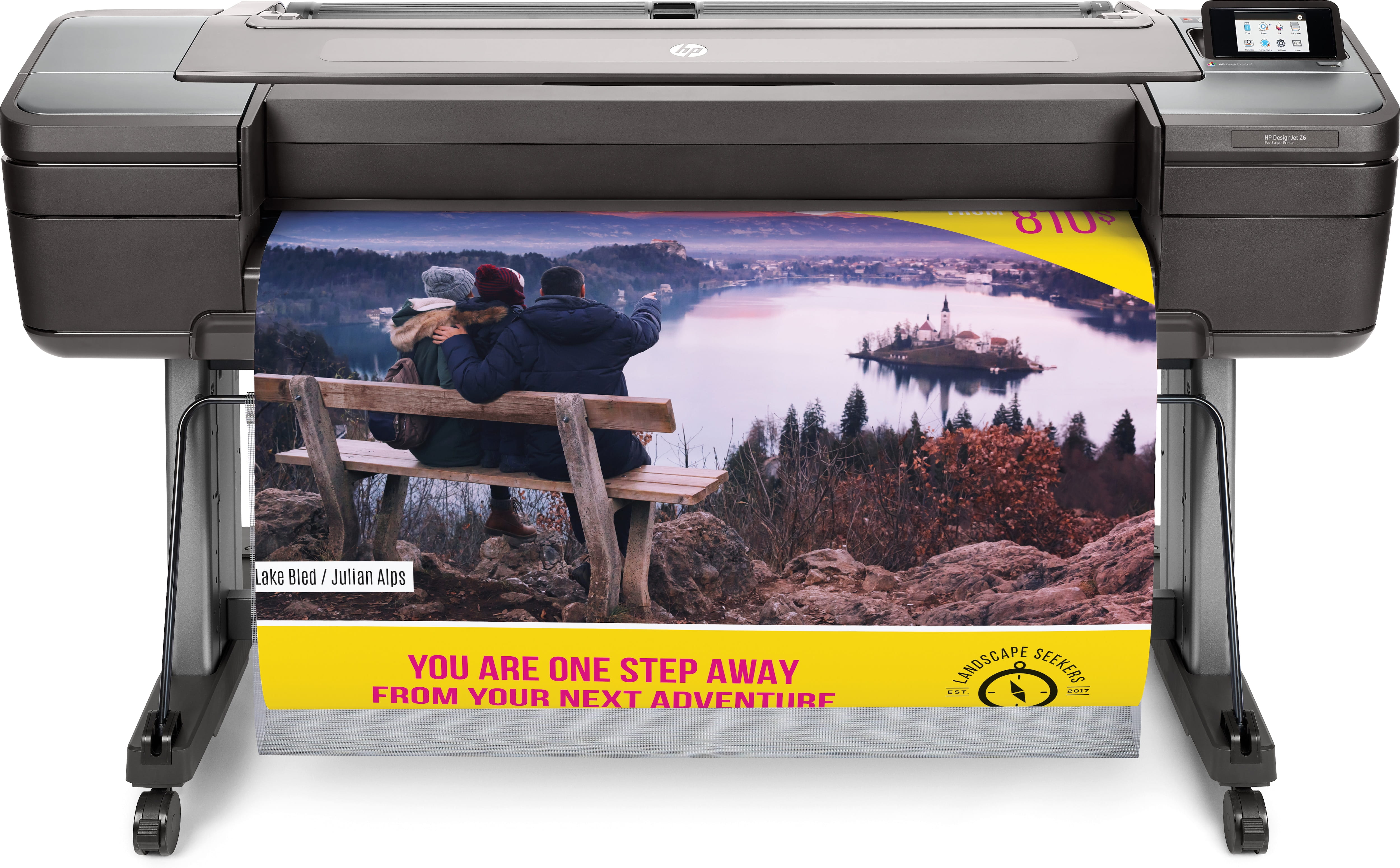 HP DesignJet Z6 PostScript - 1118 mm (44") Großformatdrucker - Farbe - Tintenstrahl - Rolle (111,8 cm)