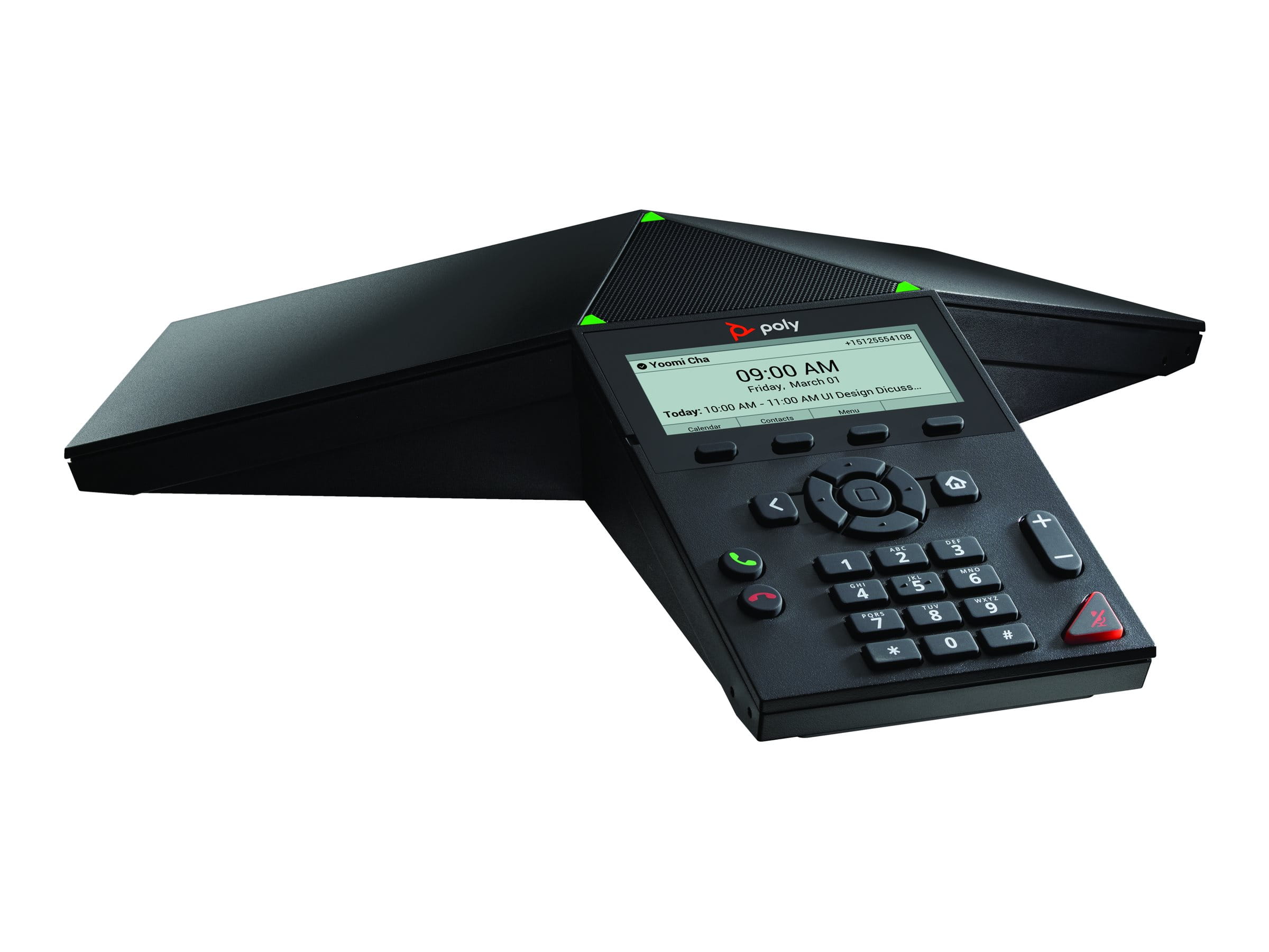 HP Poly Trio 8300 - VoIP-Konferenztelefon - mit Bluetooth-Schnittstelle - IEEE 802.11a/b/g/n (Wi-Fi)