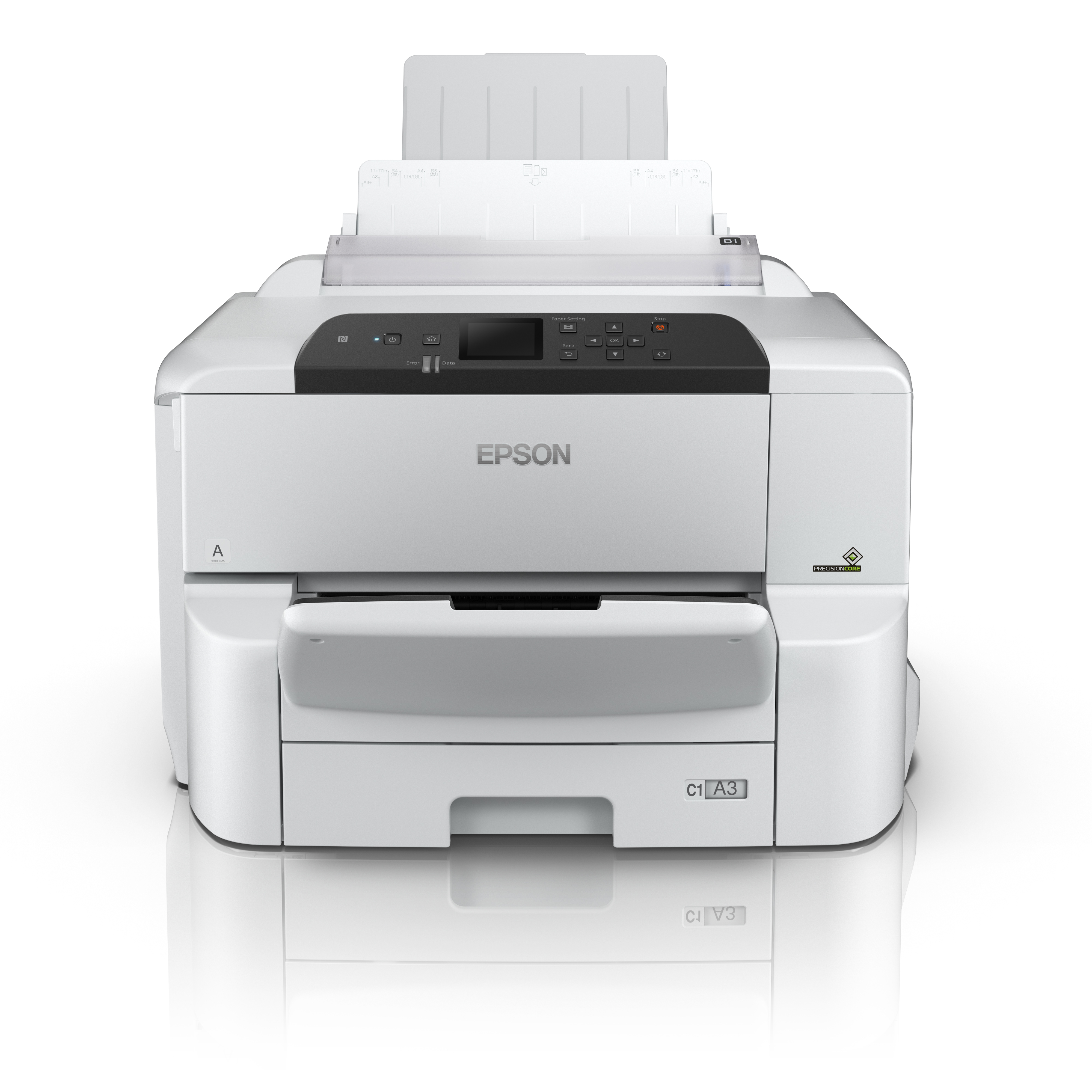 Epson WorkForce Pro WF-C8190DW - Drucker - Farbe - Duplex - Tintenstrahl - A3 - 4800 x 1200 dpi - bis zu 24 Seiten/Min. (einfarbig)/