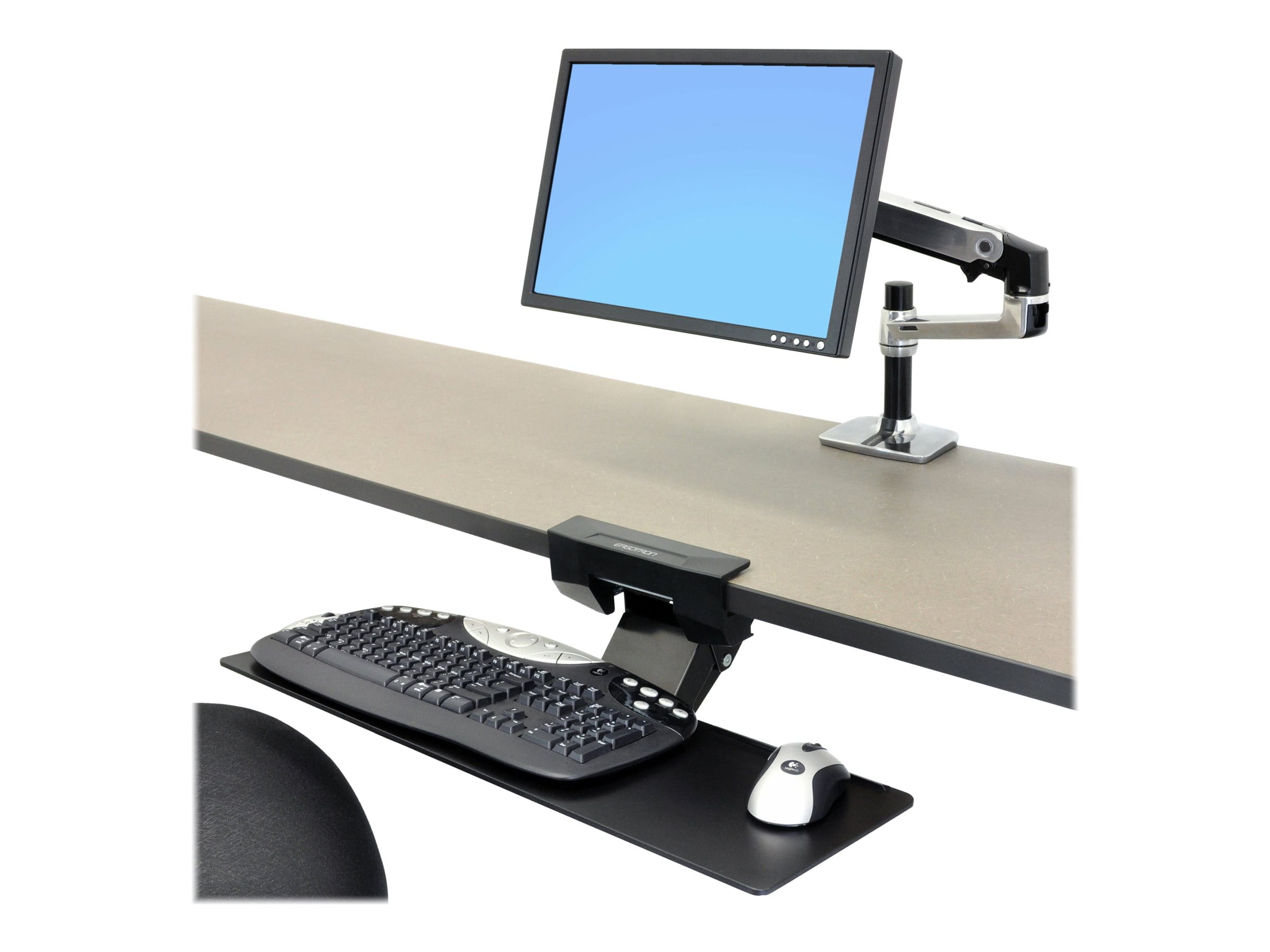 Ergotron Neo-Flex - Tastatur-/Mausablage mit Stützarmhalterung Ergotron Neo-Flex - Tastatur-/Mausablage mit Stützarmhalterung
