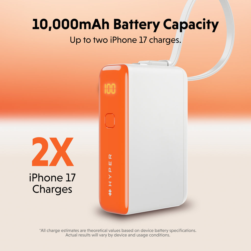 Targus HyperJuice Flex Mini - Powerbank - 10000 mAh - 30 watt - PD (USB-C)