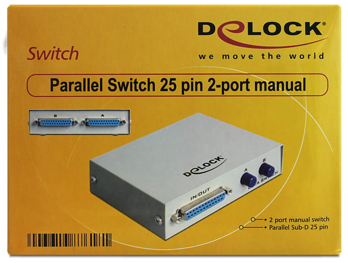 Delock Parallel Switch - Switch - 2 x parallel