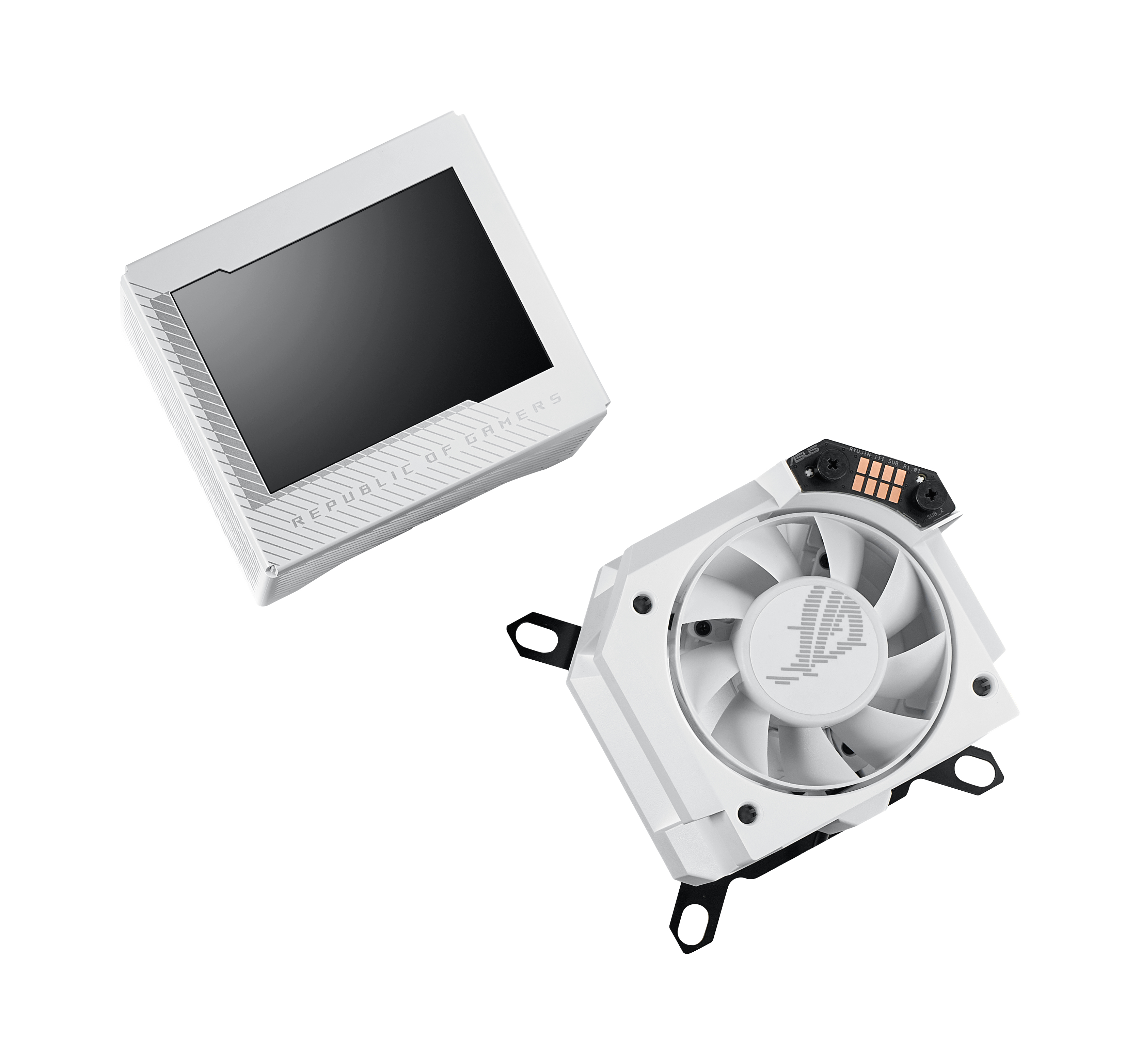 ASUS ROG RYUJIN III - White Edition - Flüssigkühlsystem für CPU im Waterblock-Design - (für: LGA1700, LGA1200, LGA115x Socket, AM4, AM5)