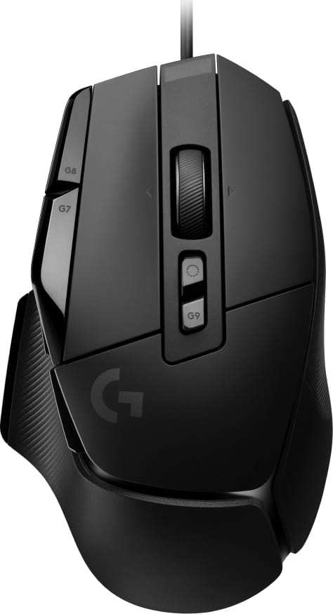 Logitech G G502 X Gaming-Maus + G240 Gaming-Mauspad aus Stoff, rechts, Optisch, USB Typ-A, 25600 DPI, Schwarz