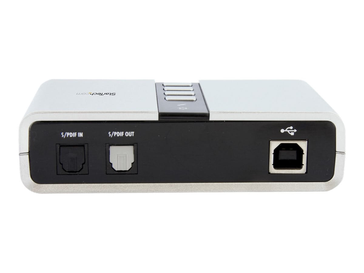 StarTech.com USB 2.0 Soundbox 7.1 Adapter - externe USB Soundkarte mit SPDIF Didital Audio