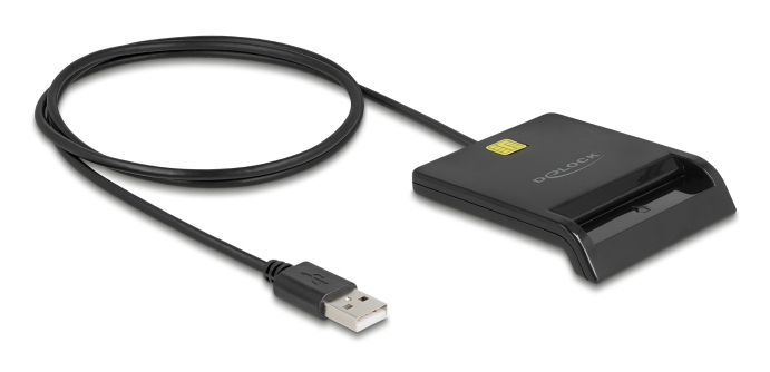 Delock SmartCard-Leser - USB - Schwarz