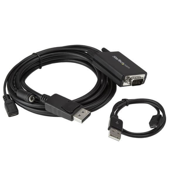 StarTech.com StarTech 3m DisplayPort auf VGA Adapterkabel mit Audio - DP zu VGA Konverter - 1920x1200 - DisplayPort-Adapter - DisplayPort (M)