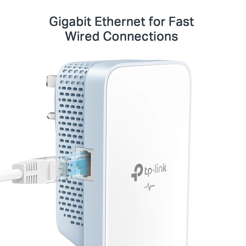 TP-LINK TL-WPA7517 KIT V2 Wi-Fi Kit - Powerline Adapterkit 1GbE, HomePlug AV (HPAV)