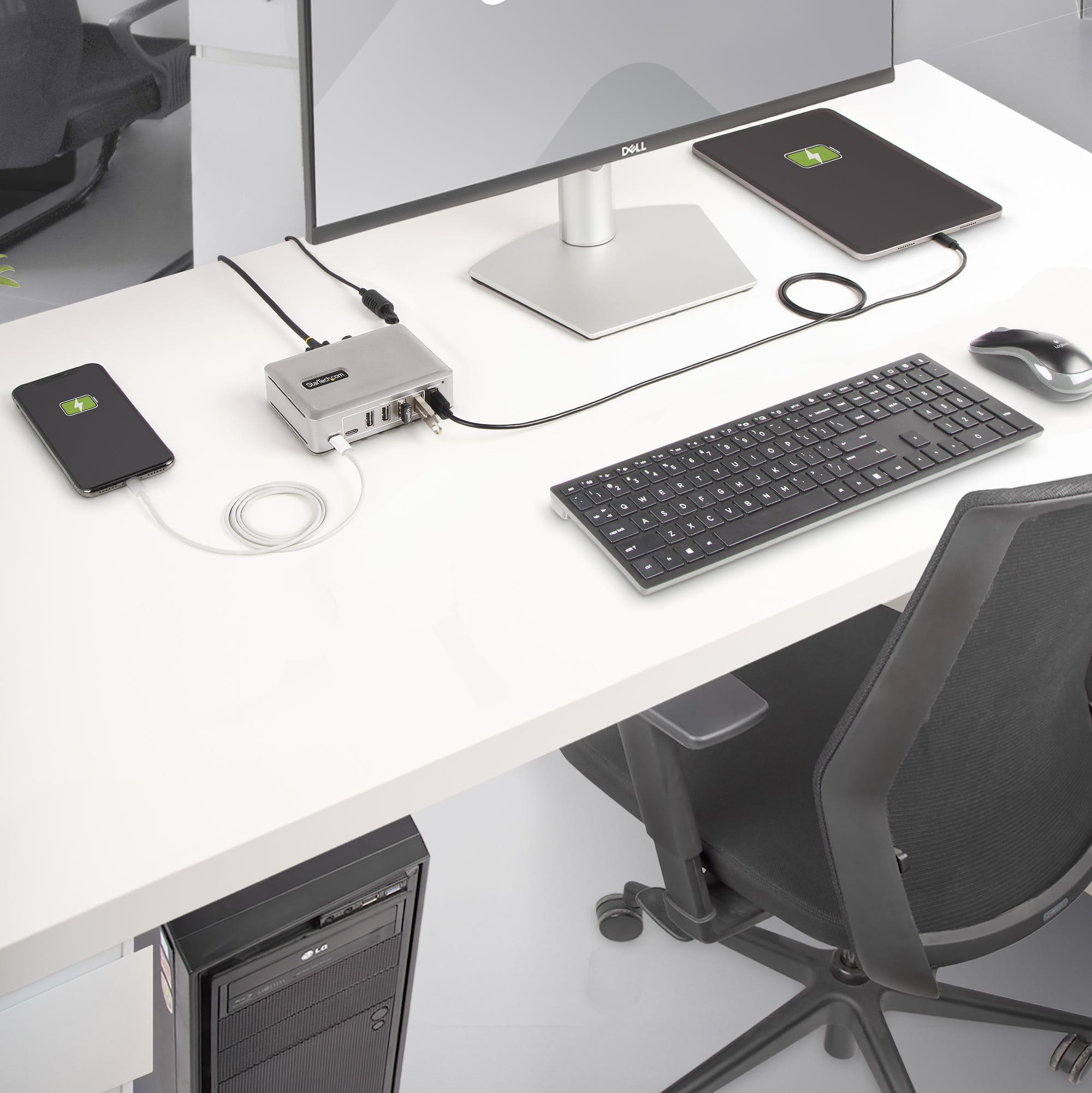 StarTech.com 7-Port USB-C Hub, USB C Verteiler/Splitter