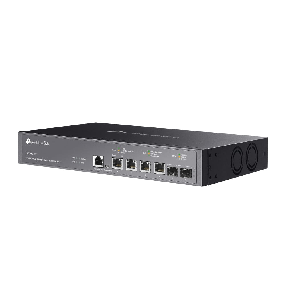 TP-LINK Omada TL-SX3206HPP V1 - Switch - L2+ - managed - Desktop, an Rack montierbar - PoE++ (200 W)