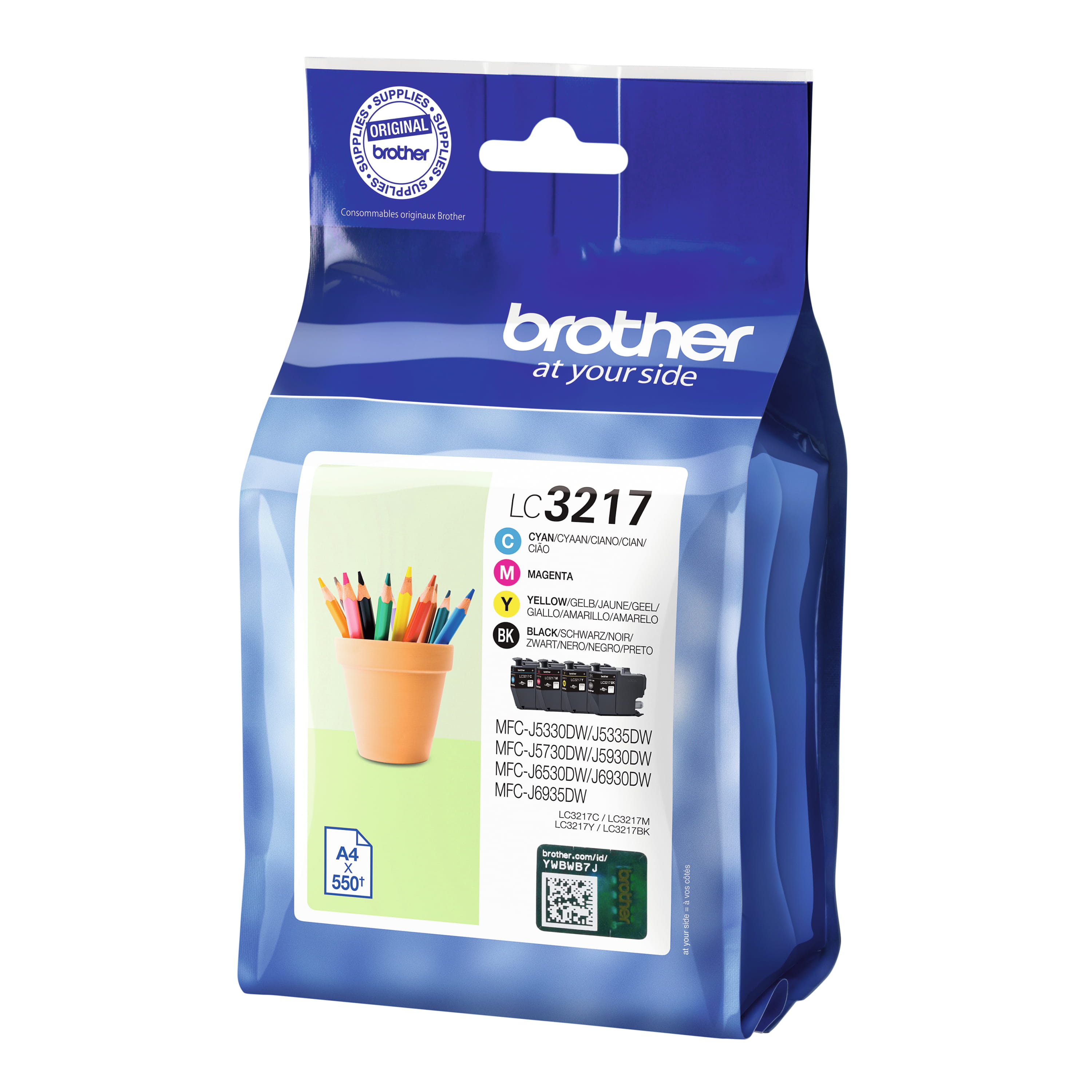 Brother LC3217 Value Pack - 4er-Pack - Schwarz