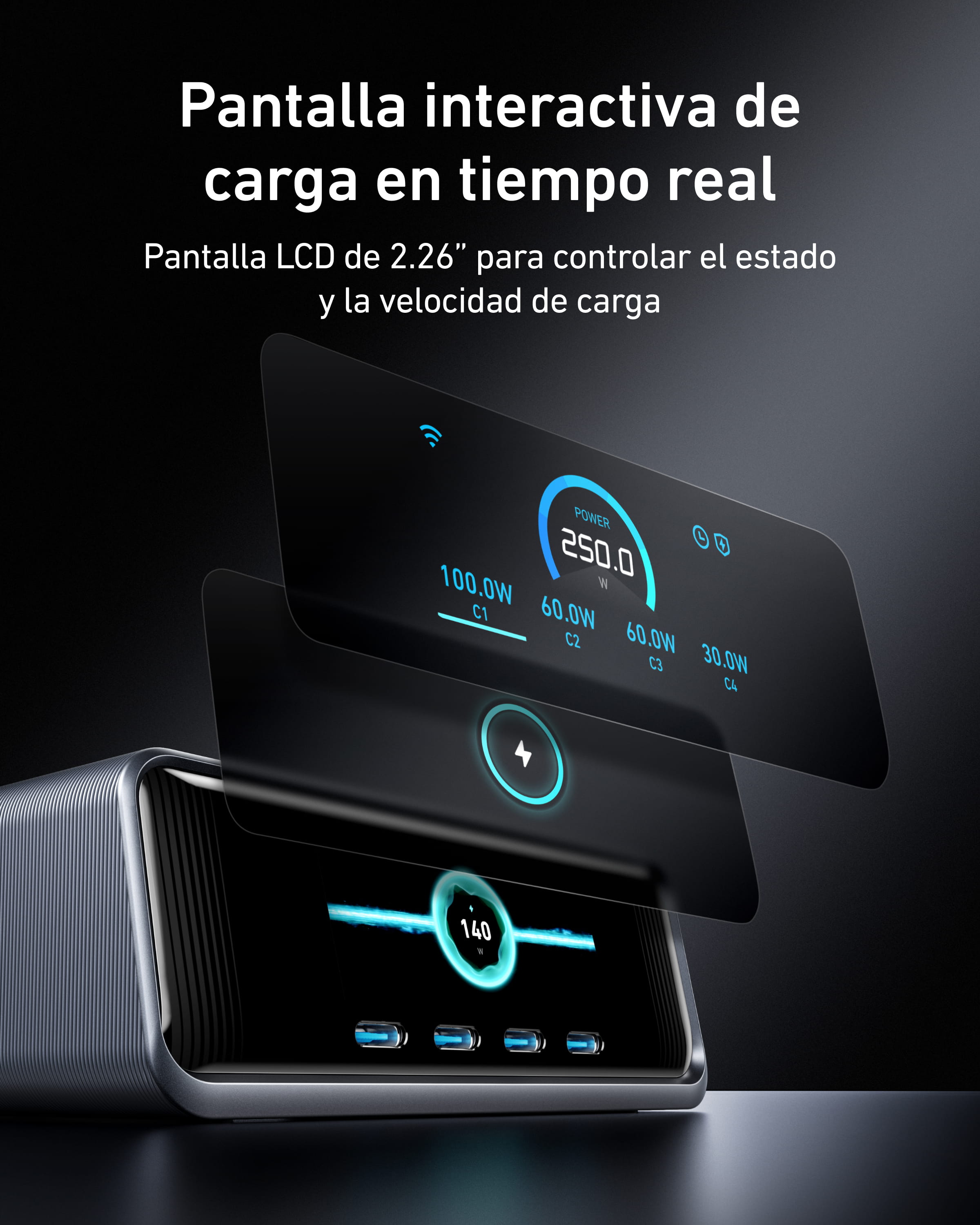 Anker Innovations Anker Prime GaN, Drinnen, Schwarz
