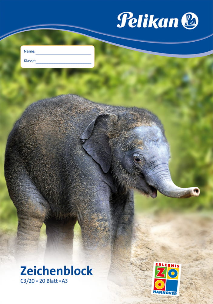 Pelikan C3/20 - Zeichenblock - A3 (297 x 420