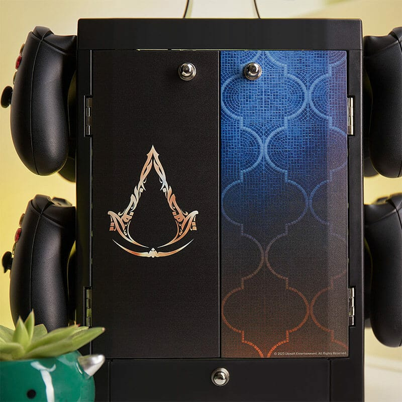 Numskull Games Official Assassin's Creed - Mirage Gaming Locker, Diskettenhalter für Spiele, Xbox, Schwarz, Kabelgebunden, 1 Stück(e)