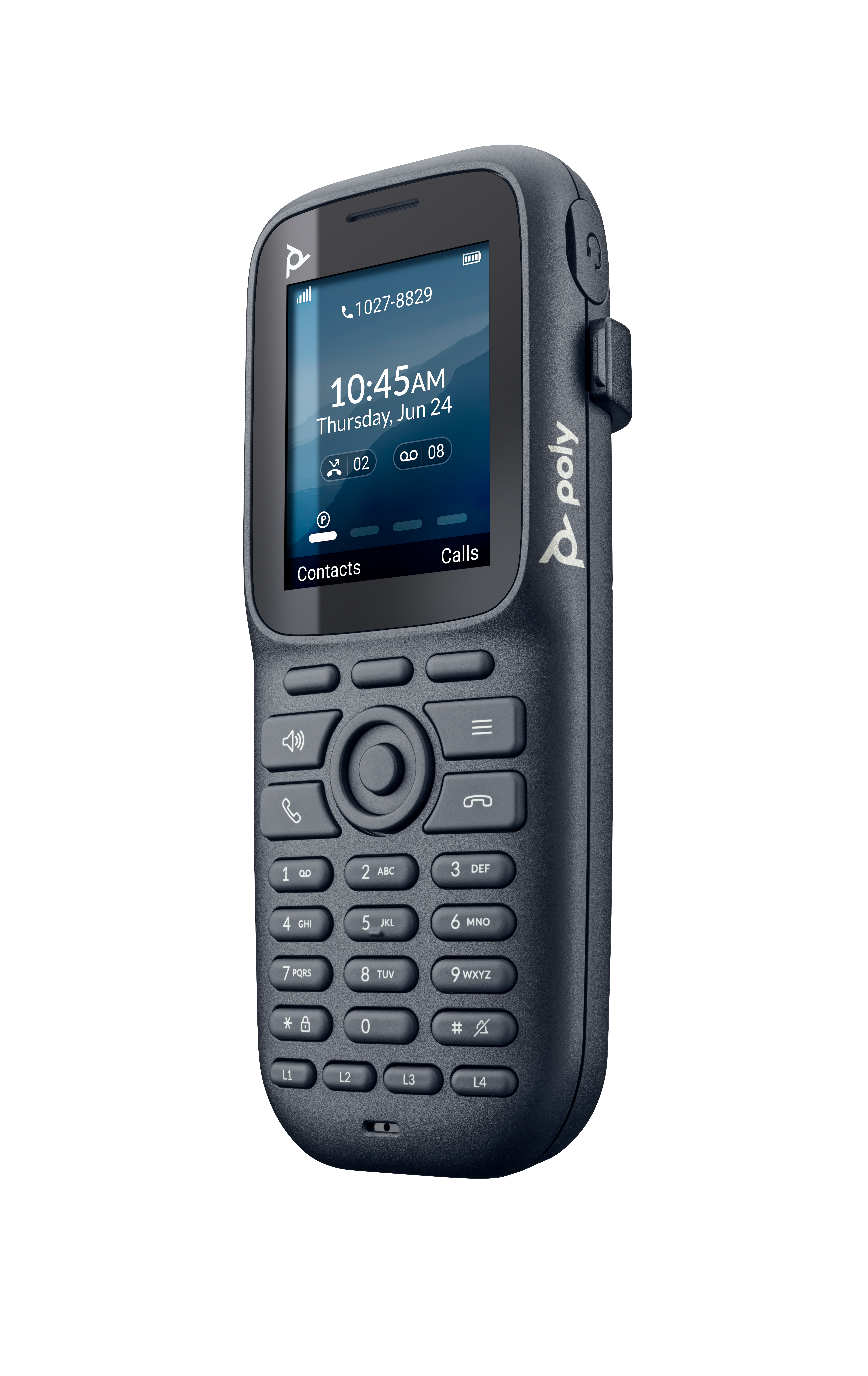 Poly HP Poly Rove 20 - Schnurloses VoIP-Telefon mit Rufnummernanzeige/Anklopffunktion
