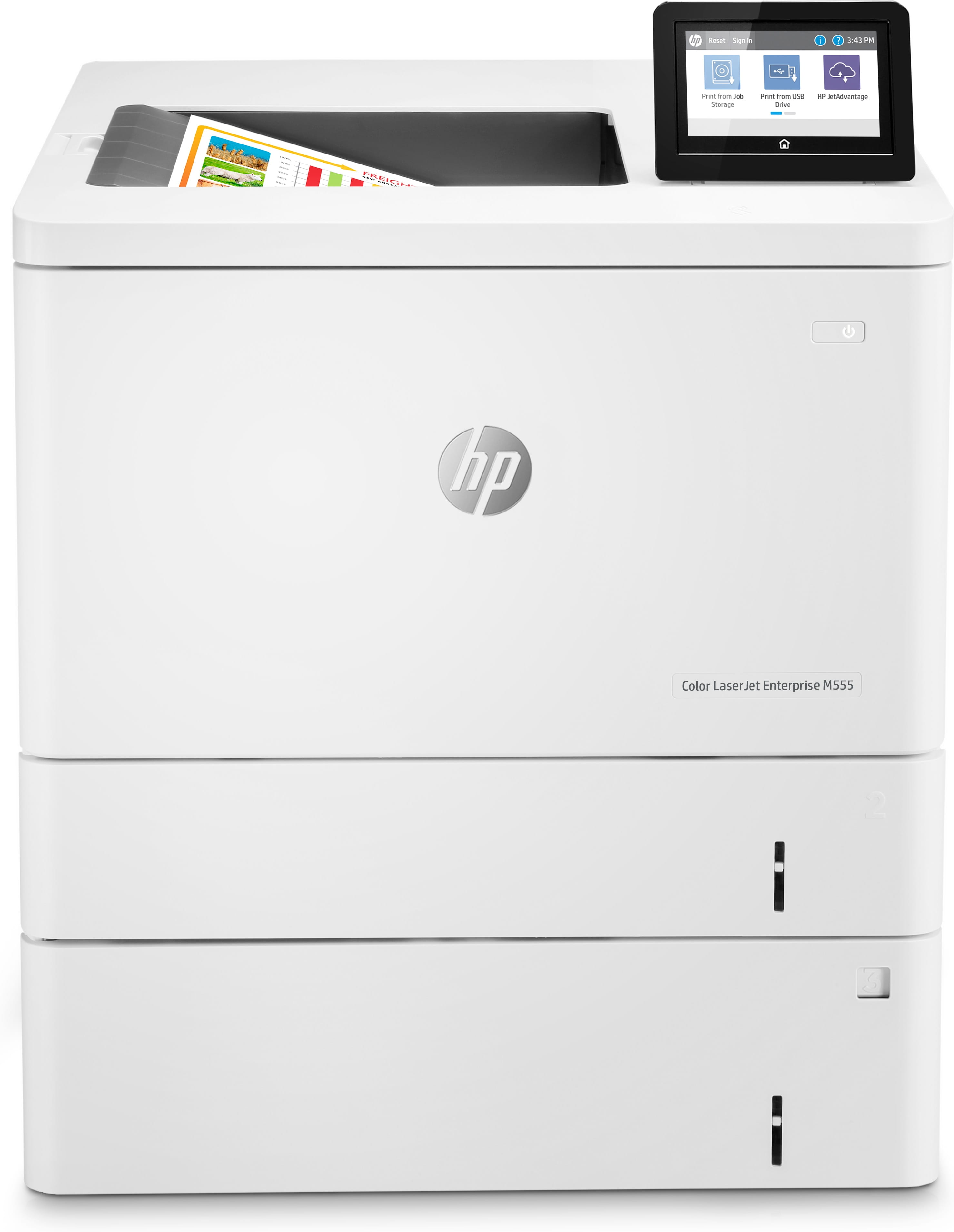 HP Color LaserJet Enterprise M555x - Drucker - Farbe - Duplex - Laser - A4/Legal - 1200 x 1200 dpi - bis zu 38 Seiten/Min. (einfarbig)/