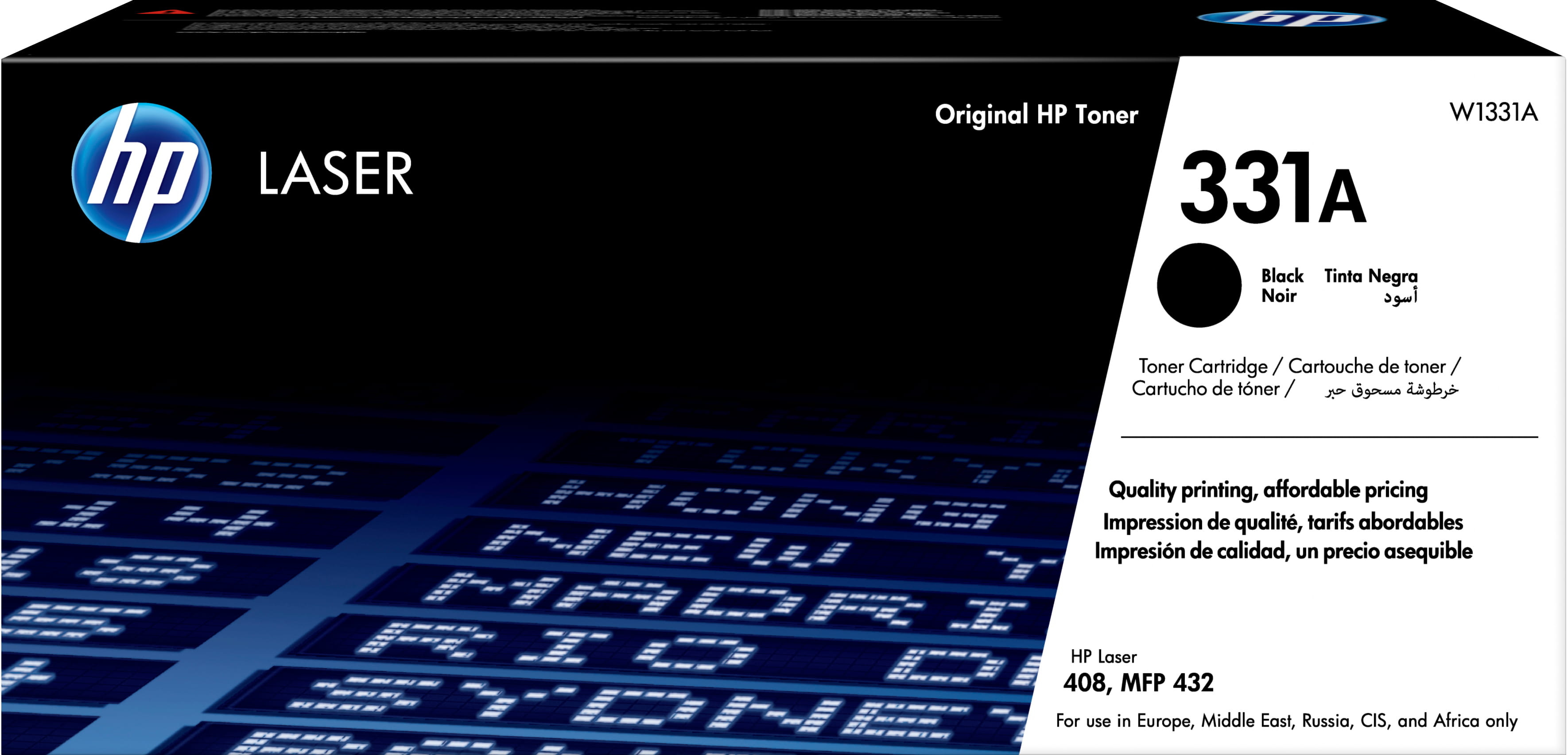 HP 331A - Schwarz - original - Tonerpatrone (W1331A)