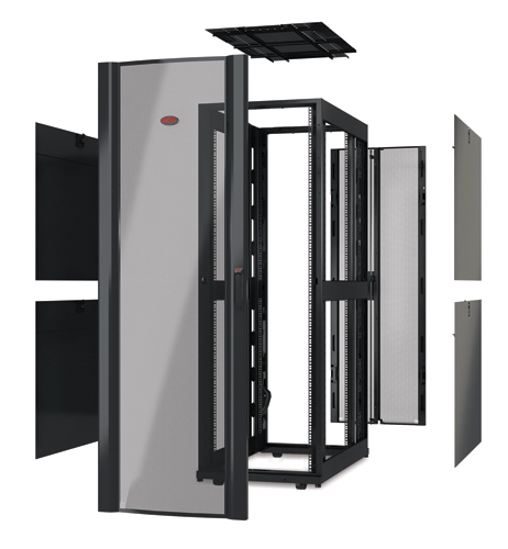 APC NetShelter SX - Schrank offener Rahmen - Schwarz - 48U - 48.3 cm (19") APC NetShelter SX - Schrank offener Rahmen - Schwarz - 48U - 48.3 cm (19")