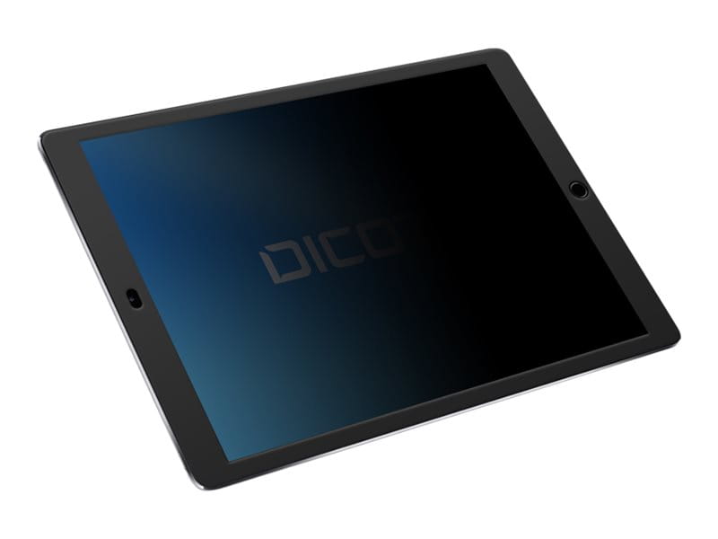 Dicota Secret - Bildschirmschutz für Tablet - mit Sichtschutzfilter - 2-Wege - Schwarz - für Apple 12.9-inch iPad Pro (1. Generation, 2. Generation)